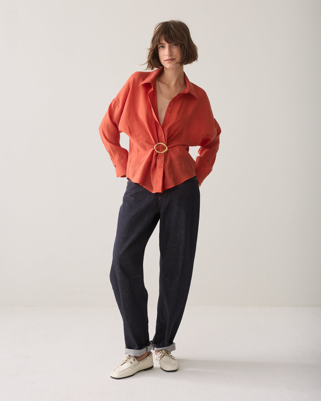Chemisier « wear-your-way » en lyocell