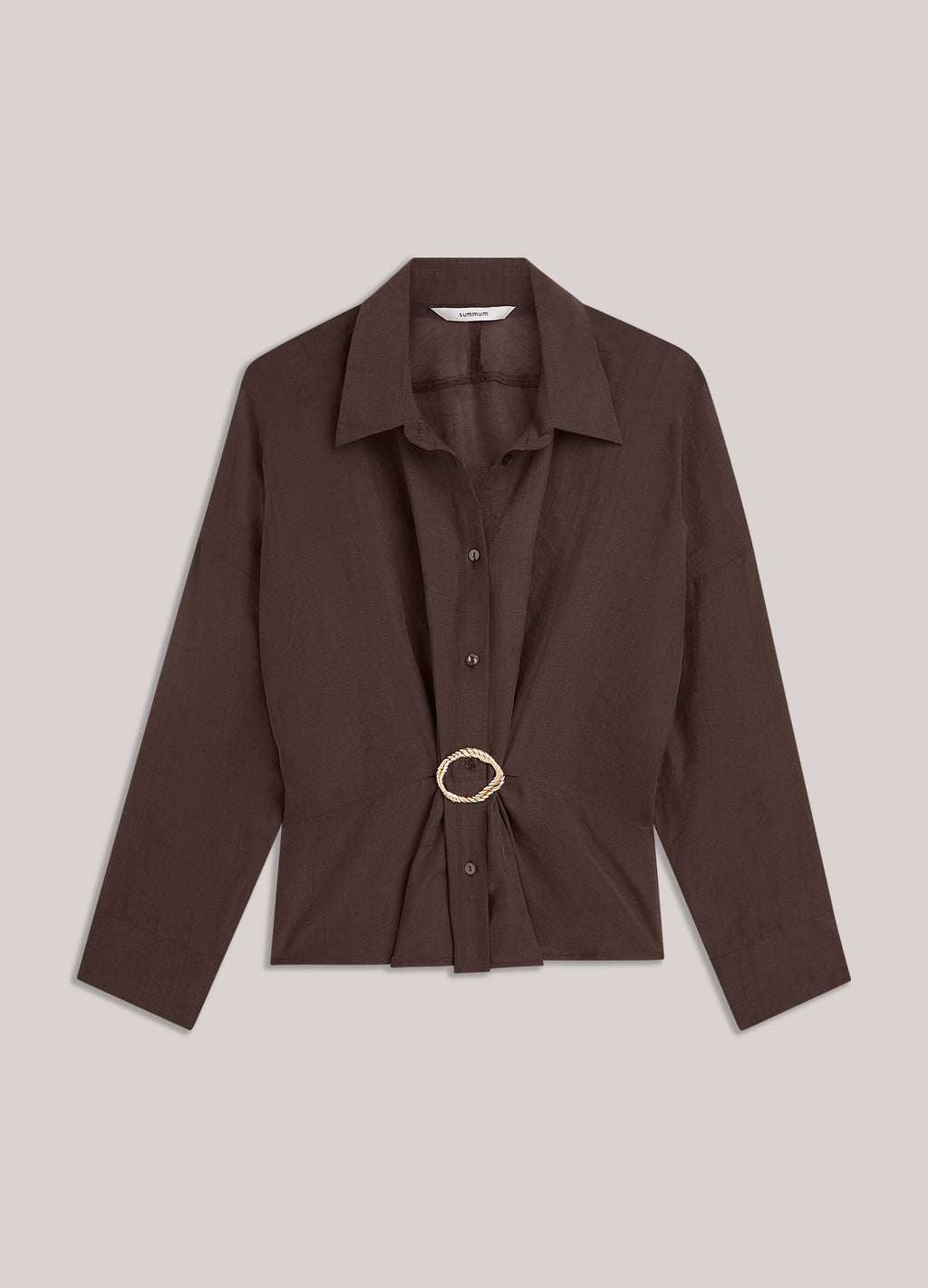 Wear-your-way blouse in lyocell