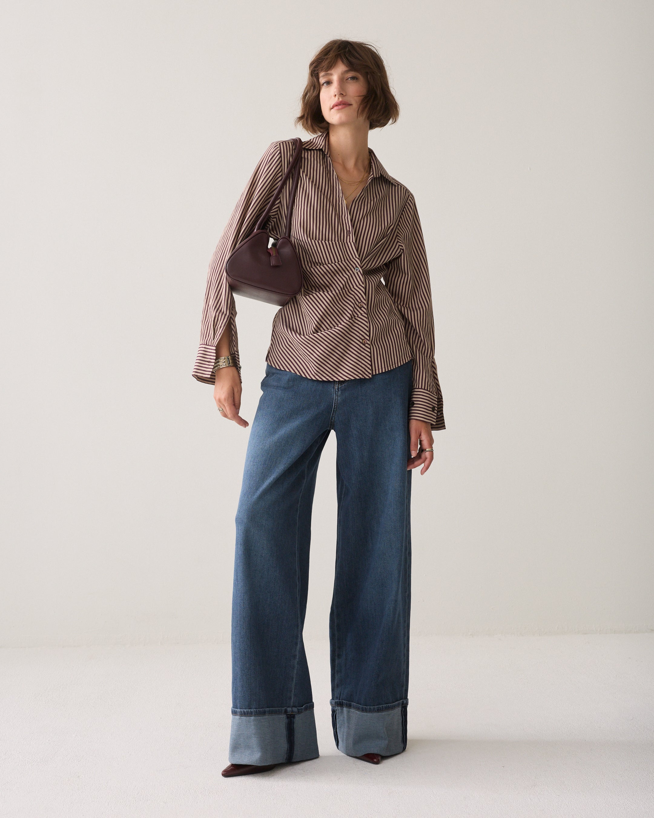 Wear your way-blouse two-tone