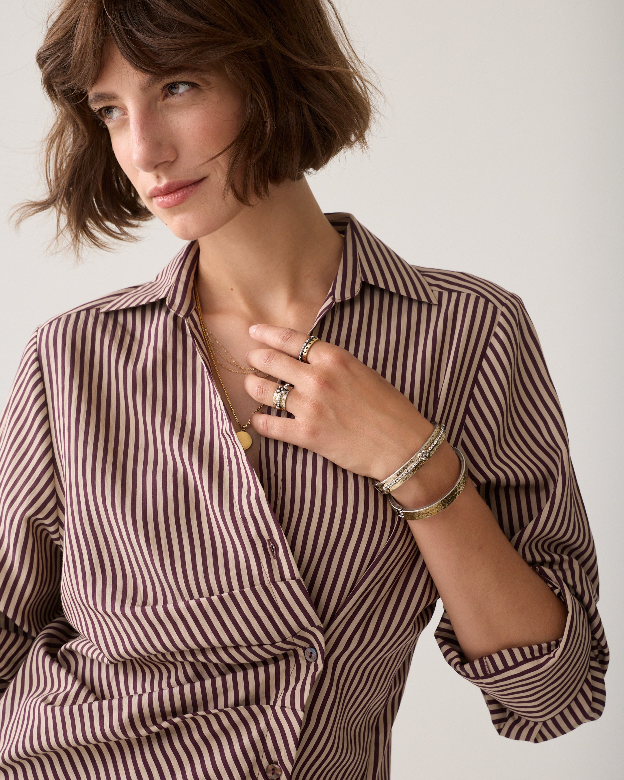 Wear your way-blouse two-tone