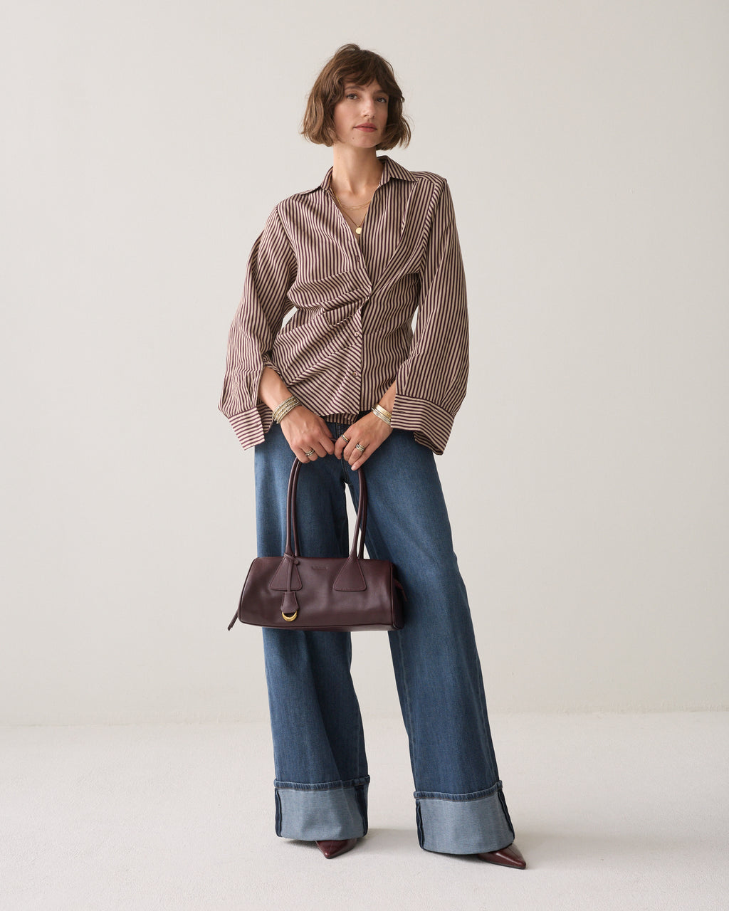 Wear your way-blouse two-tone