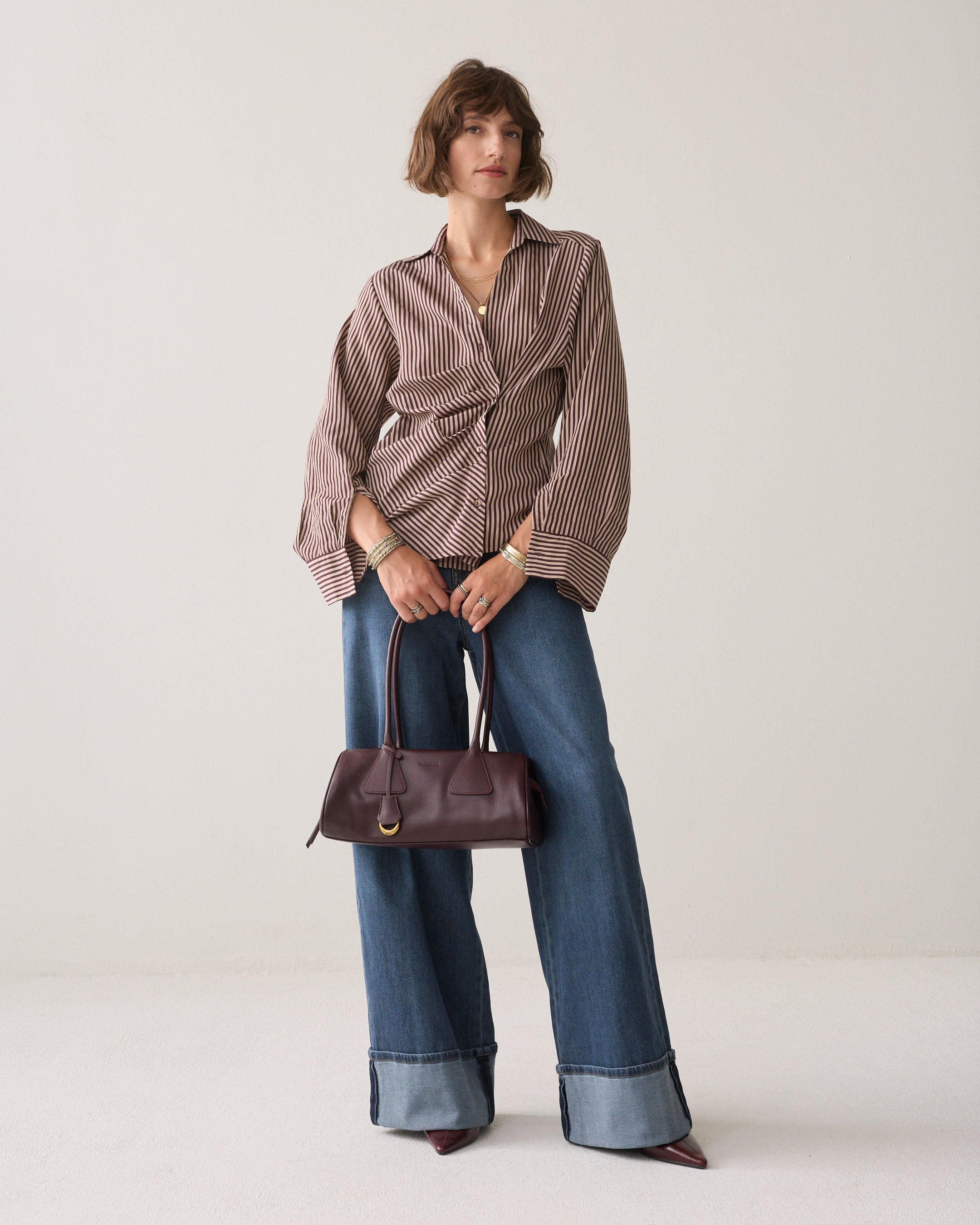 Wear your way-blouse two-tone