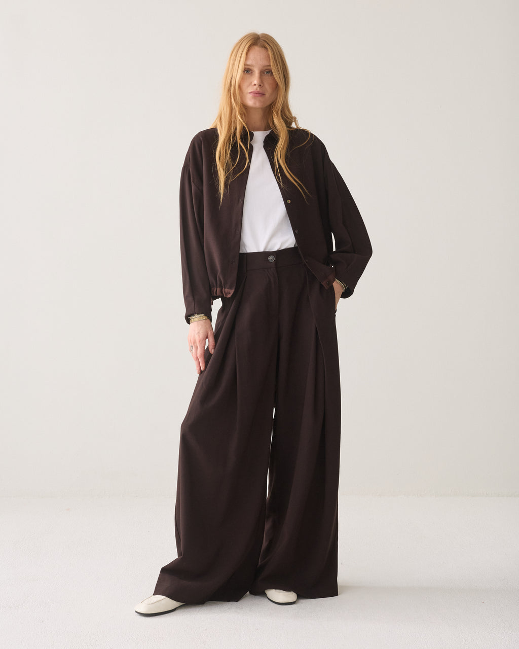 Bluse mit Kordelzug