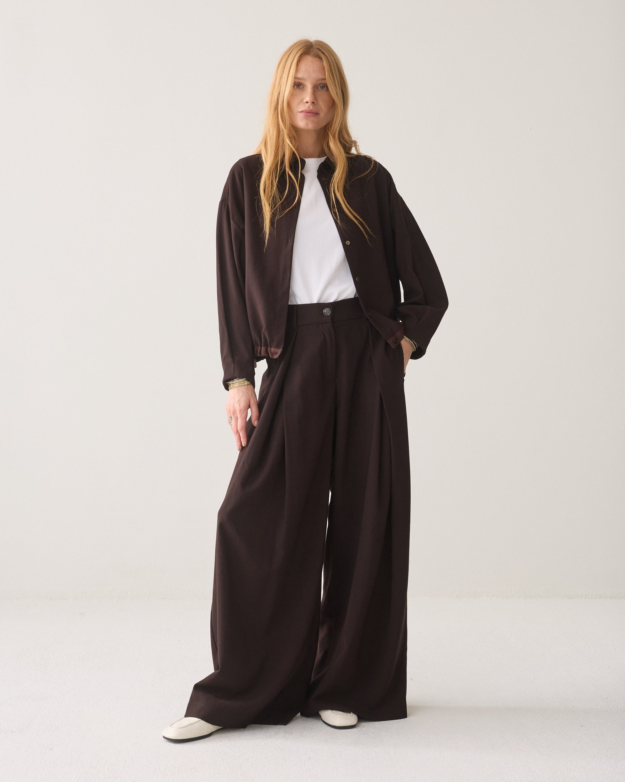 Bluse mit Kordelzug