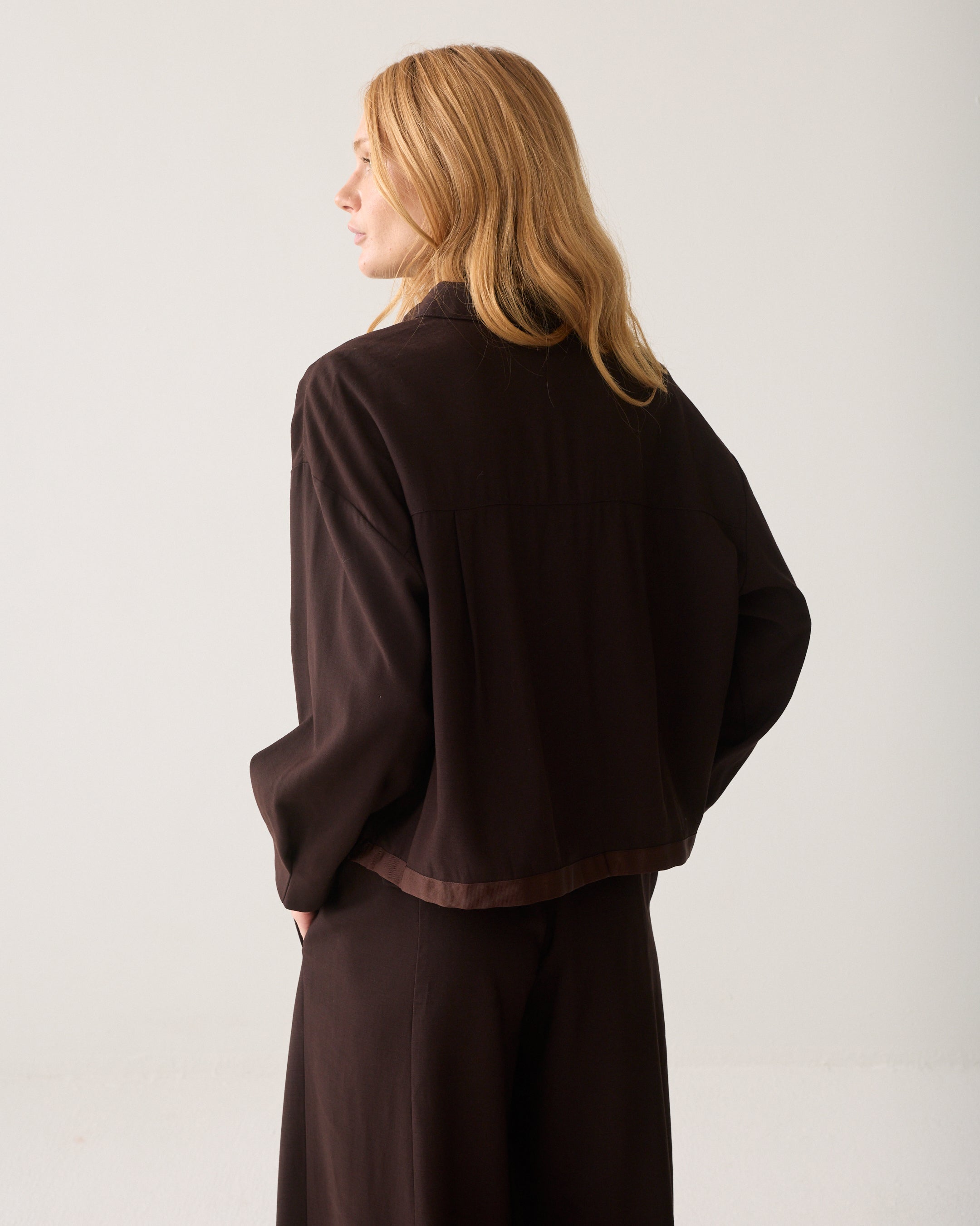 Bluse mit Kordelzug