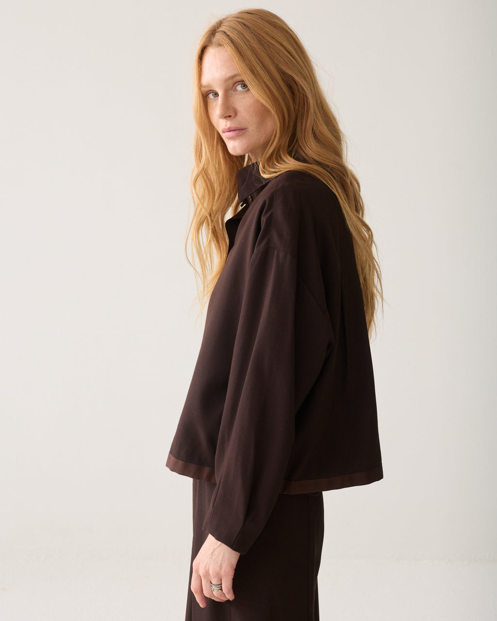Bluse mit Kordelzug