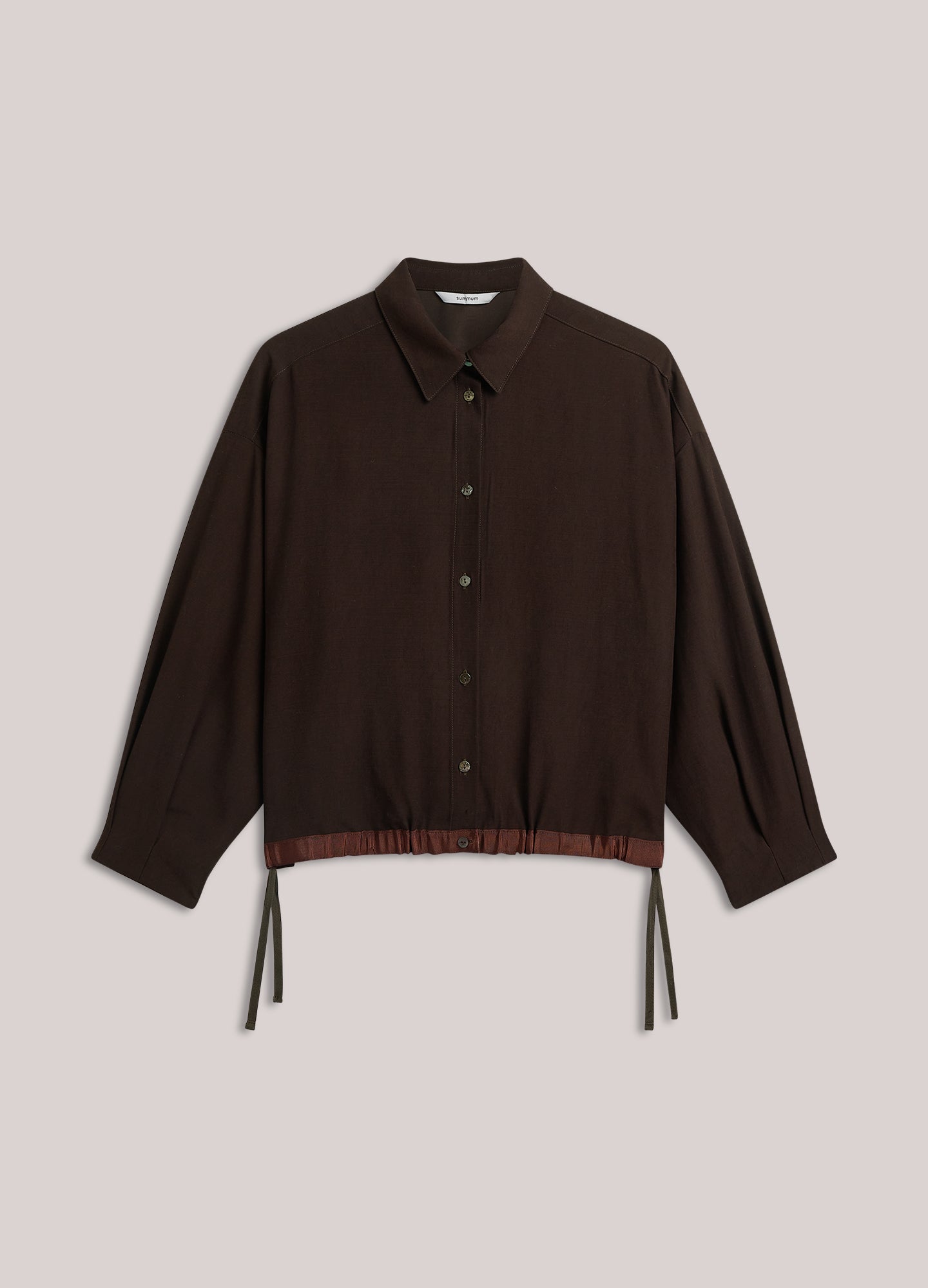 Bluse mit Kordelzug