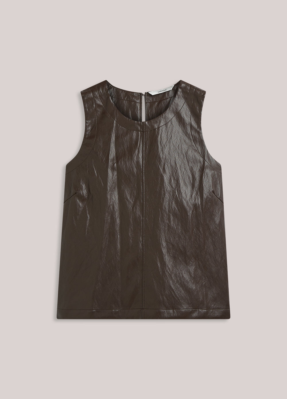 Top van faux leather