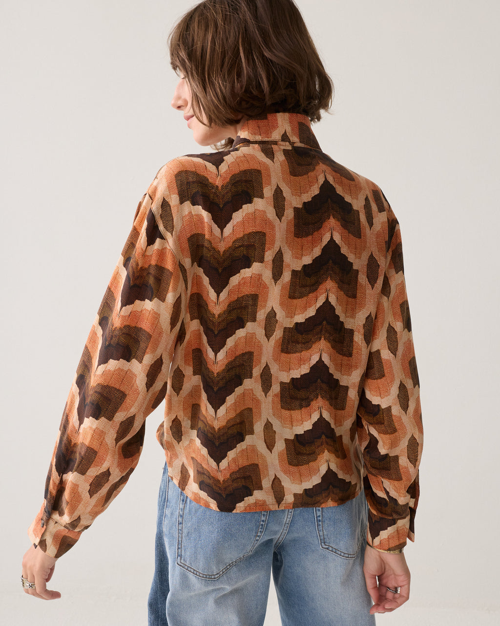 Bluse mit Schleifendetail