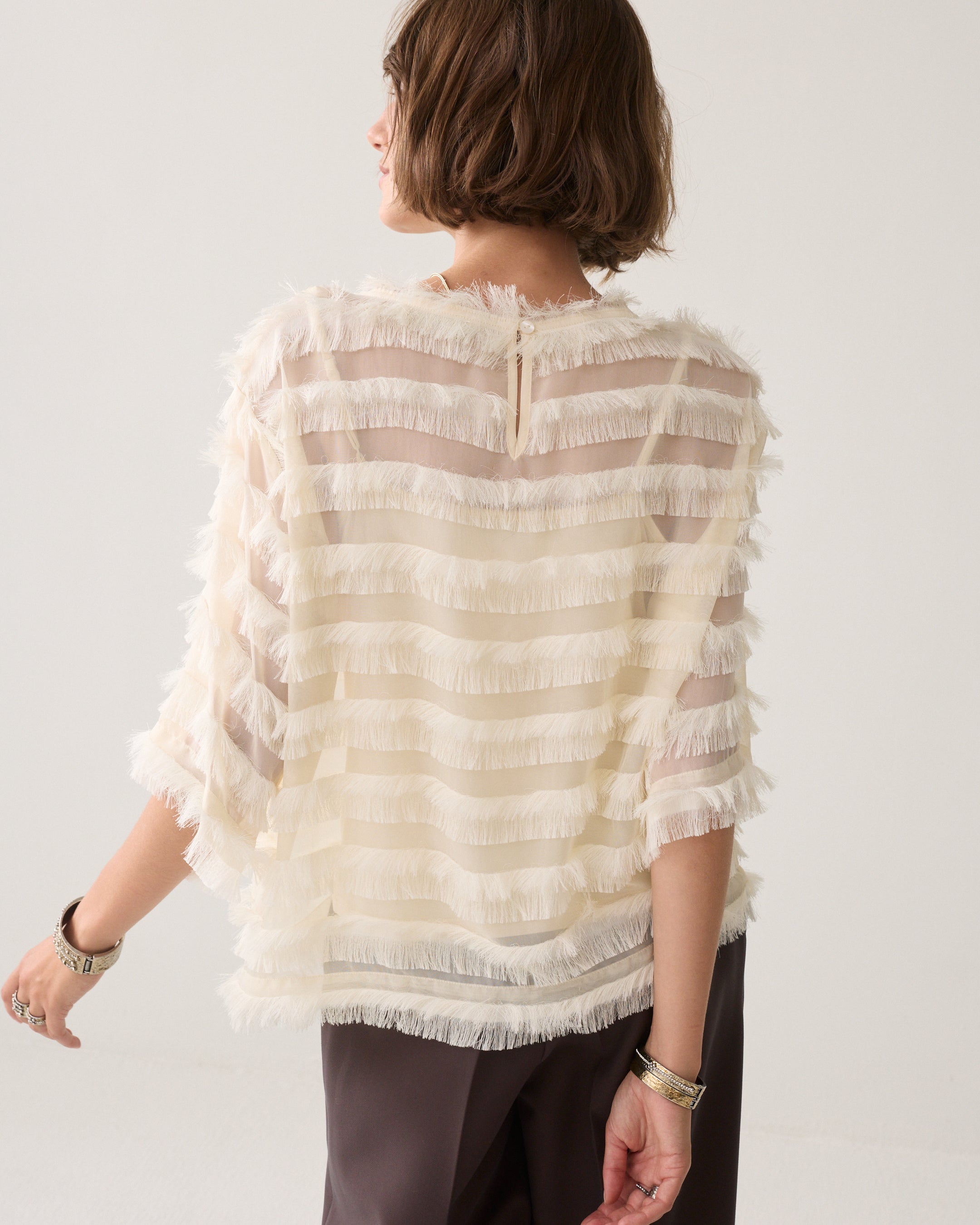 Top with fringing