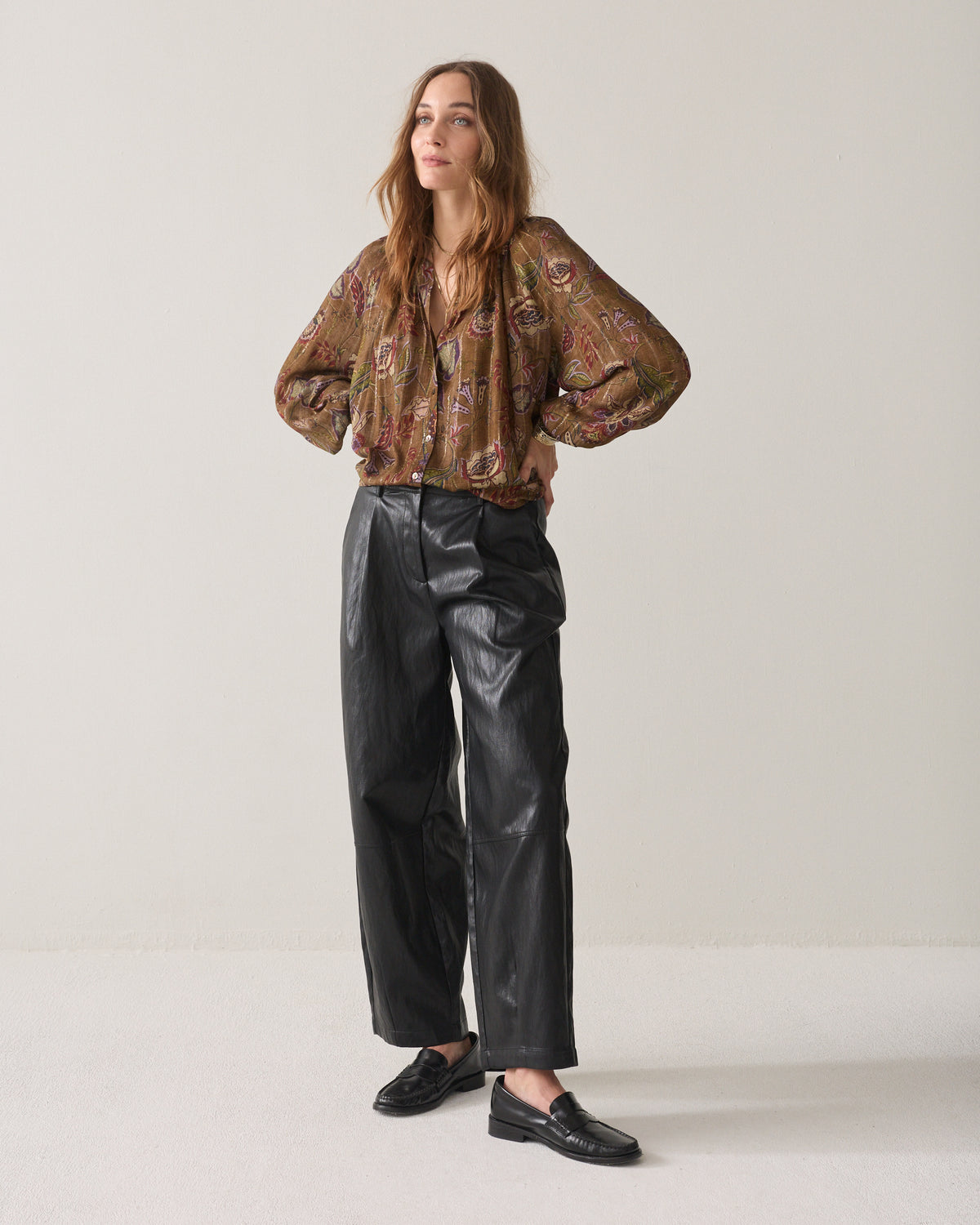 Print blouse