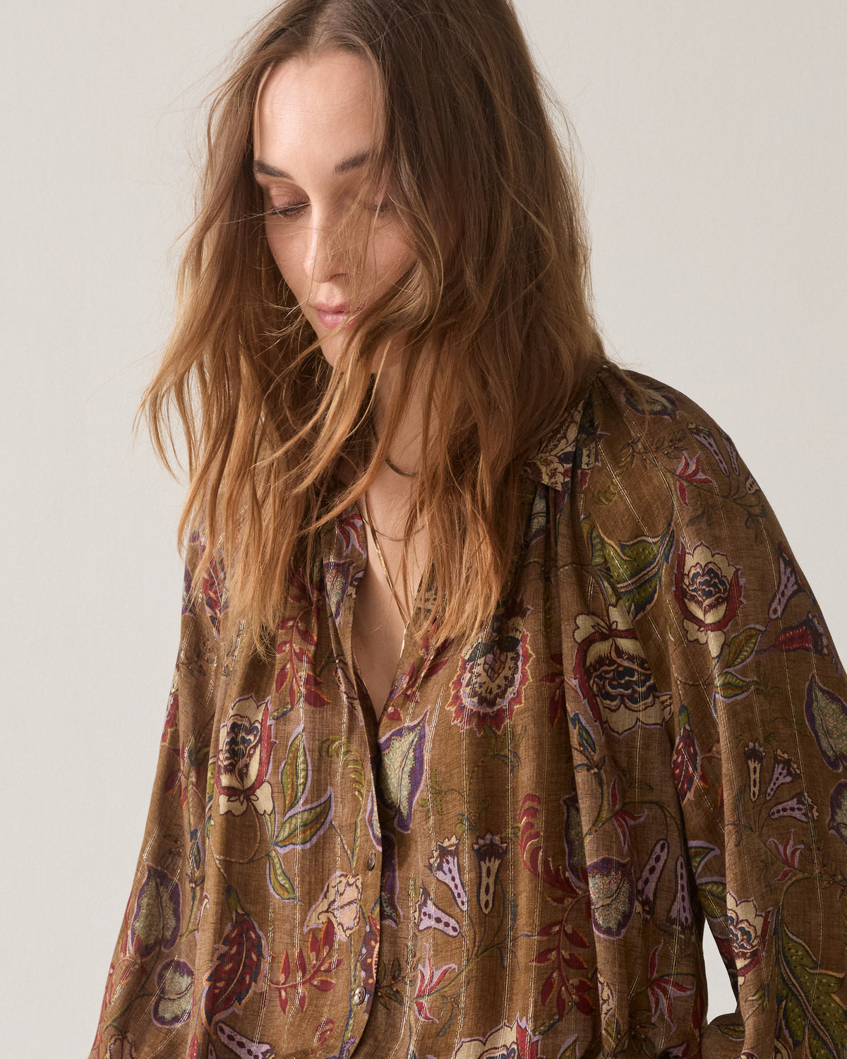 Print blouse