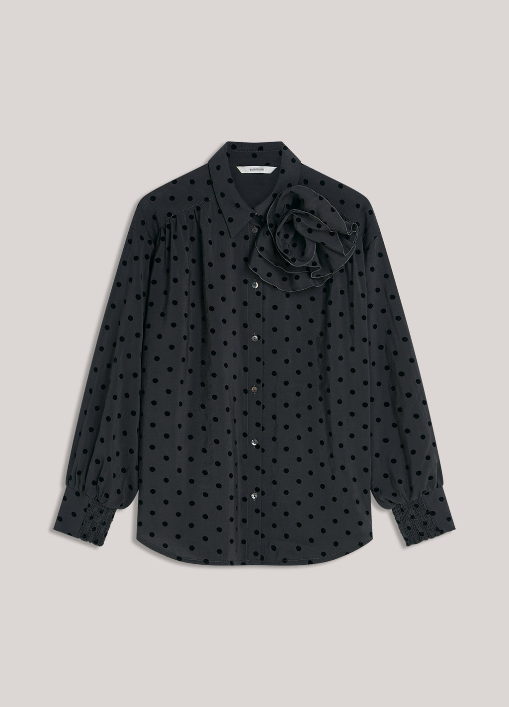 Bluse Flock-Punkte