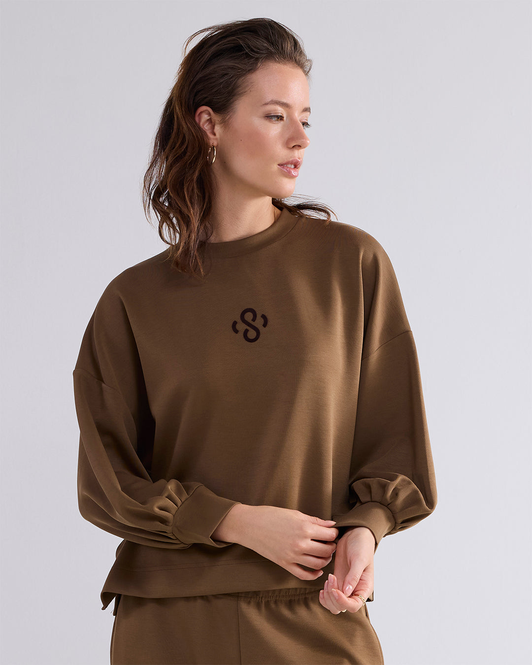 Boxy sweatshirt scuba