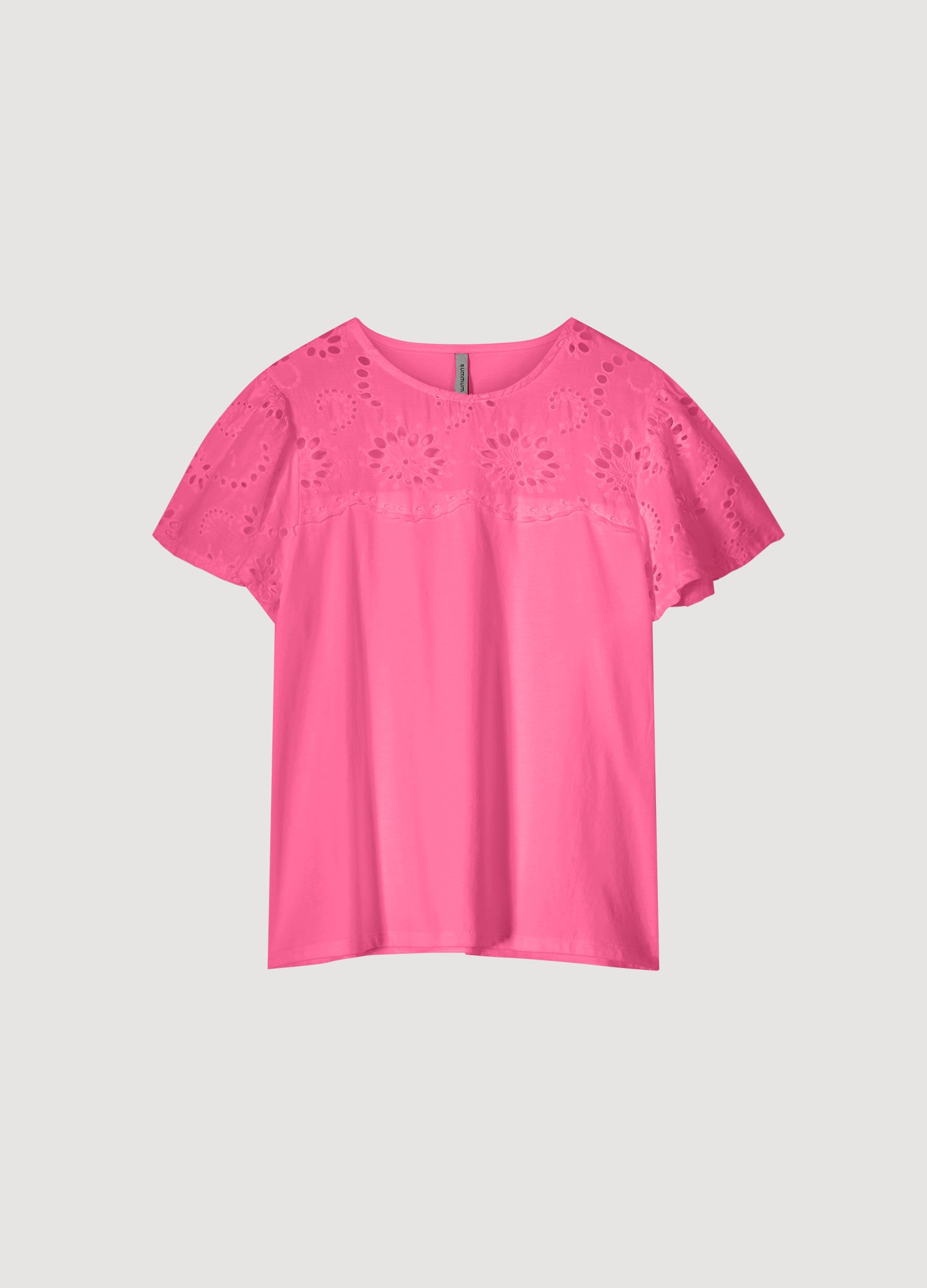 T-shirt broderie anglaise