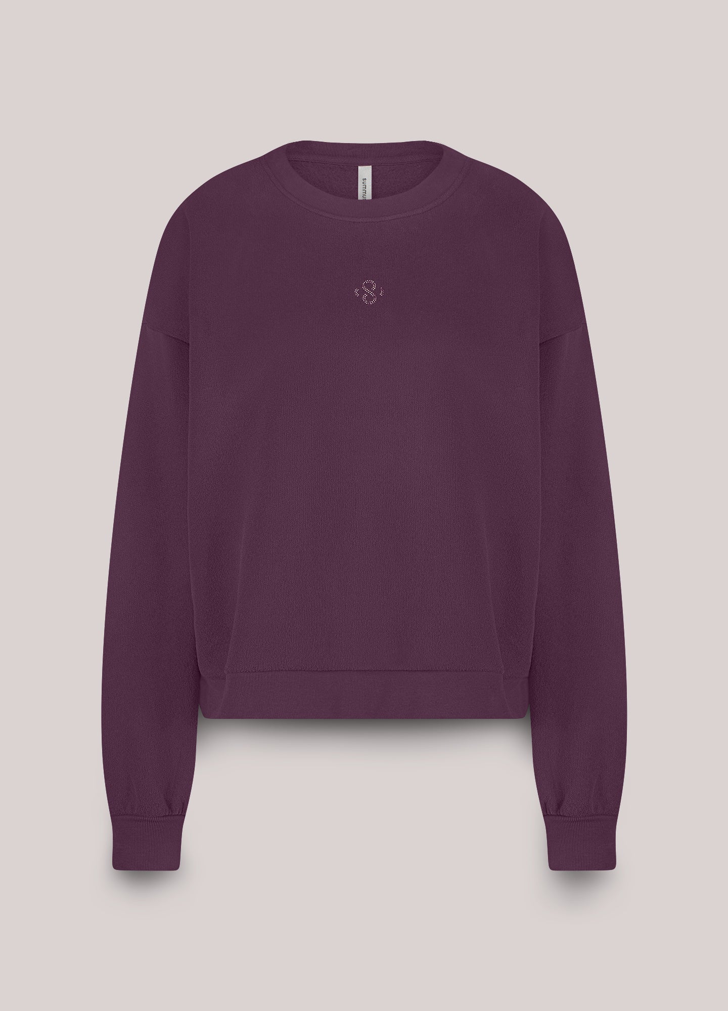 Casual Sweater mit Strasslogo