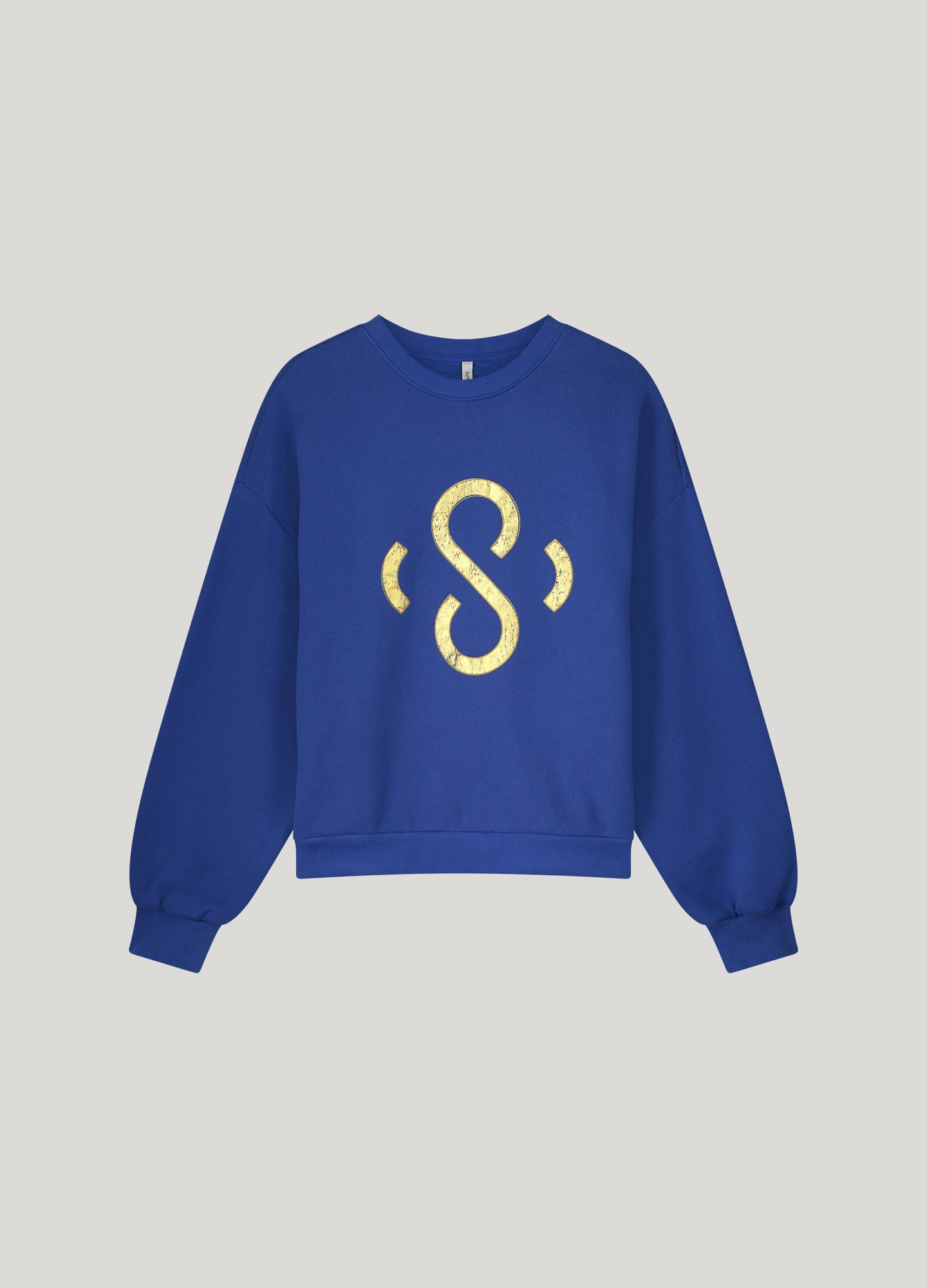 Casual sweater met logo