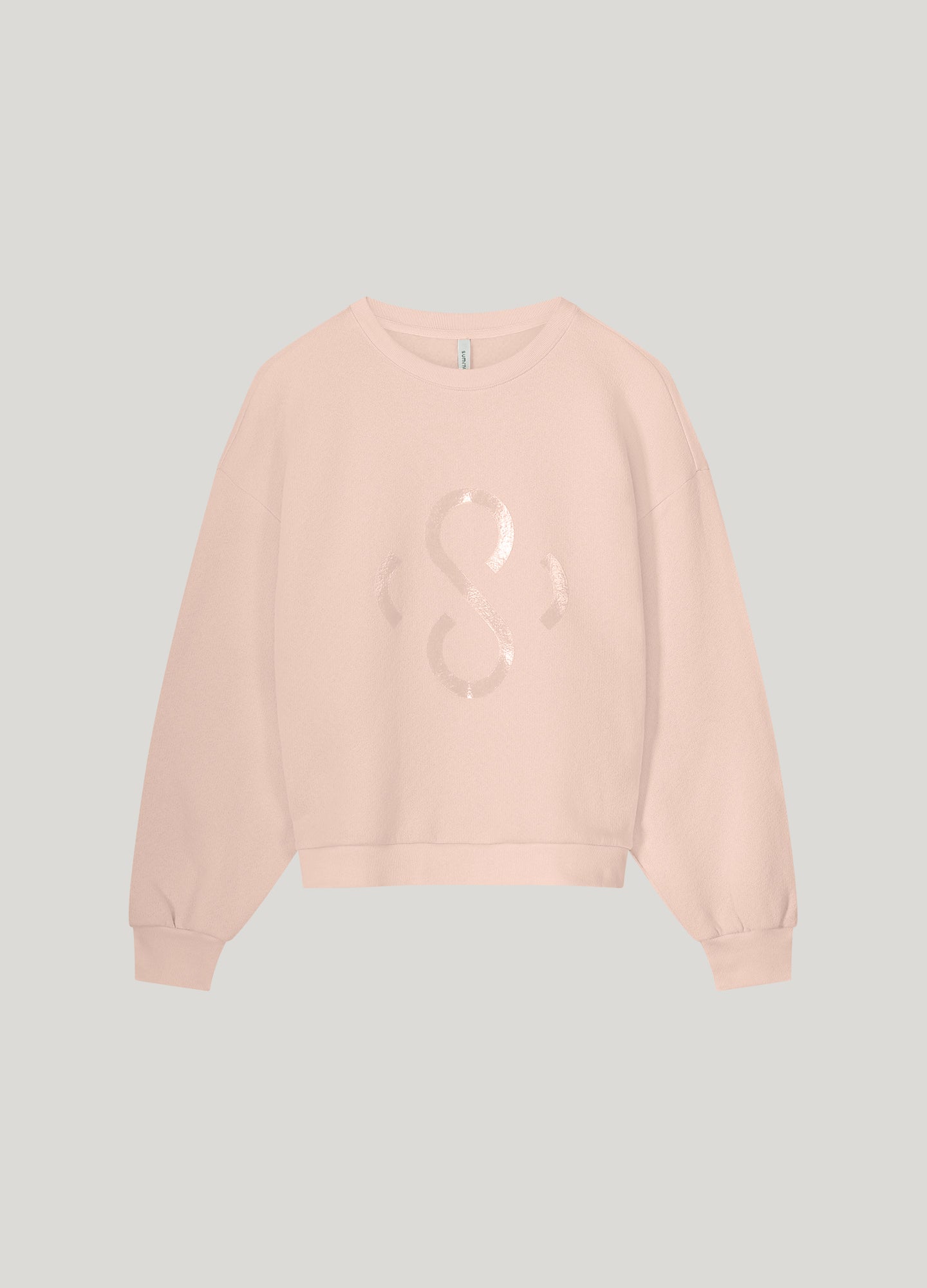 Casual sweater met logo