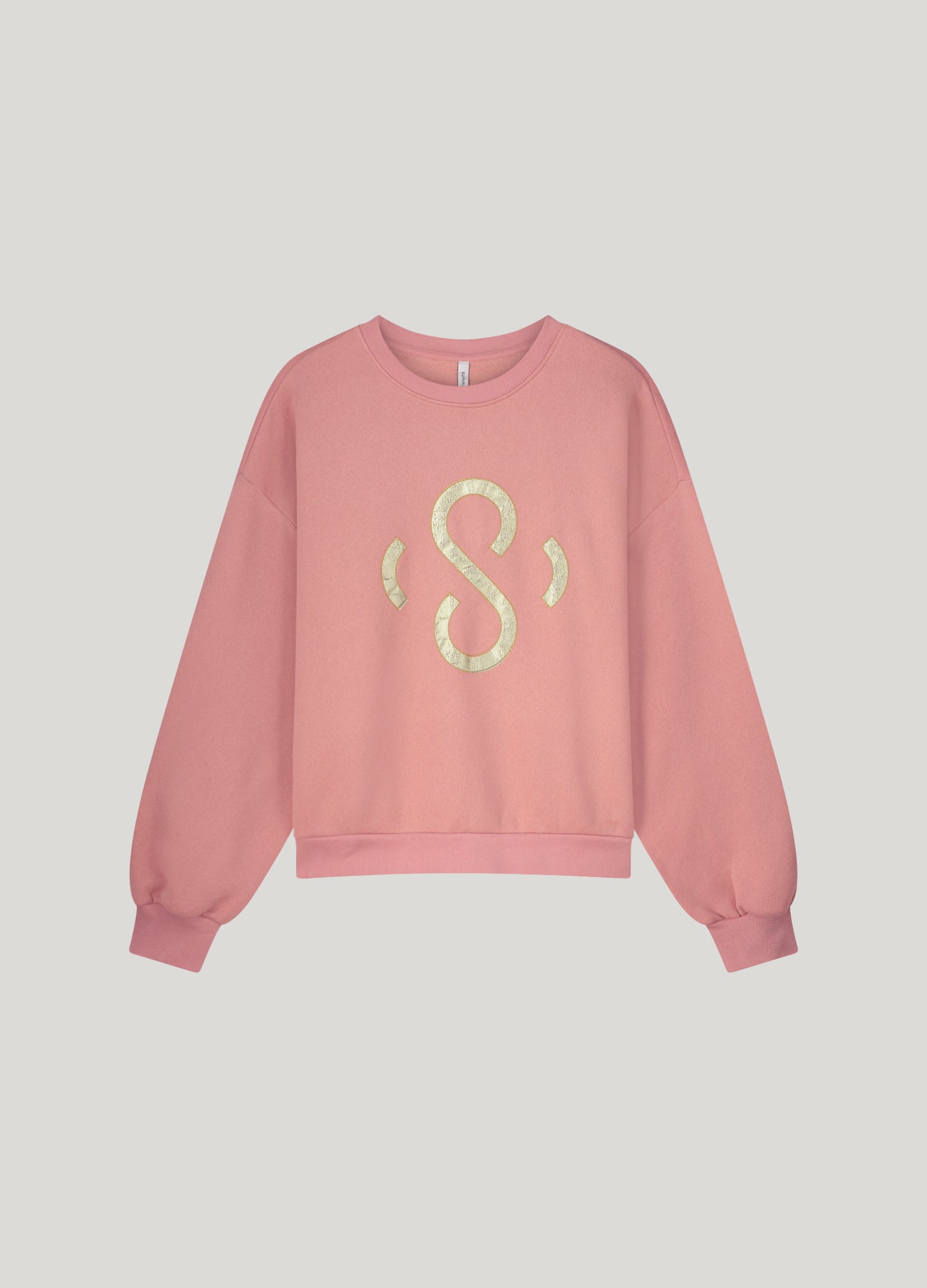 Casual sweater met logo