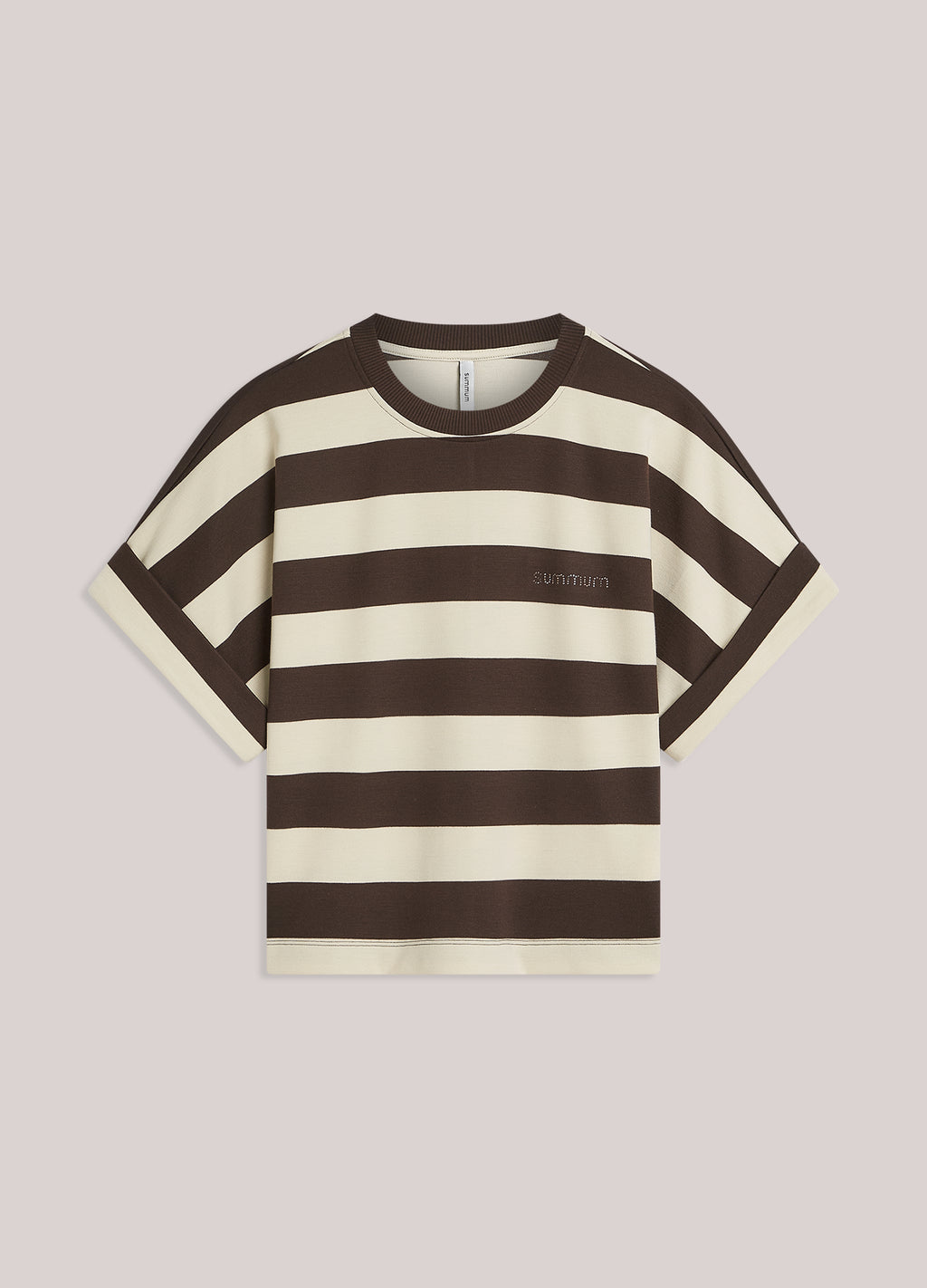 Gestreepte heavy jersey top