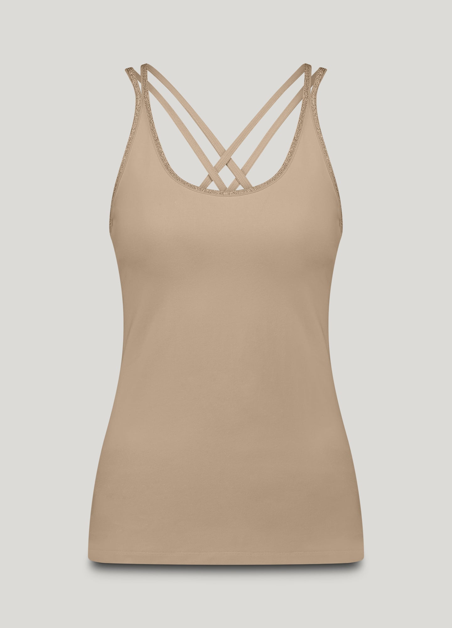 Basic singlet gevlochten bandjes