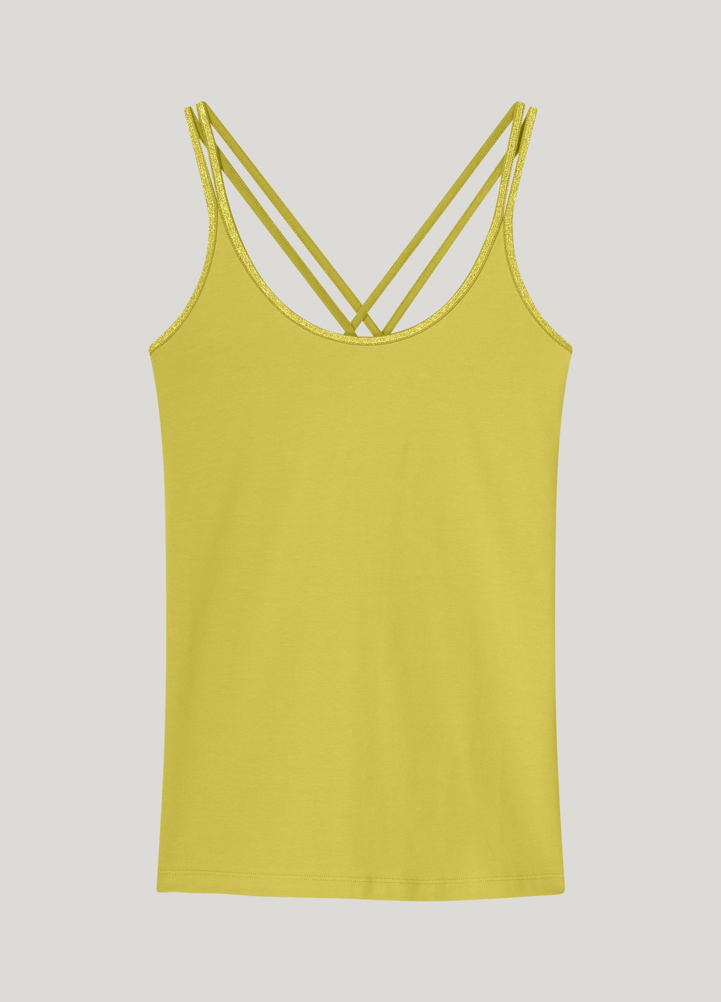 Basic singlet gevlochten bandjes