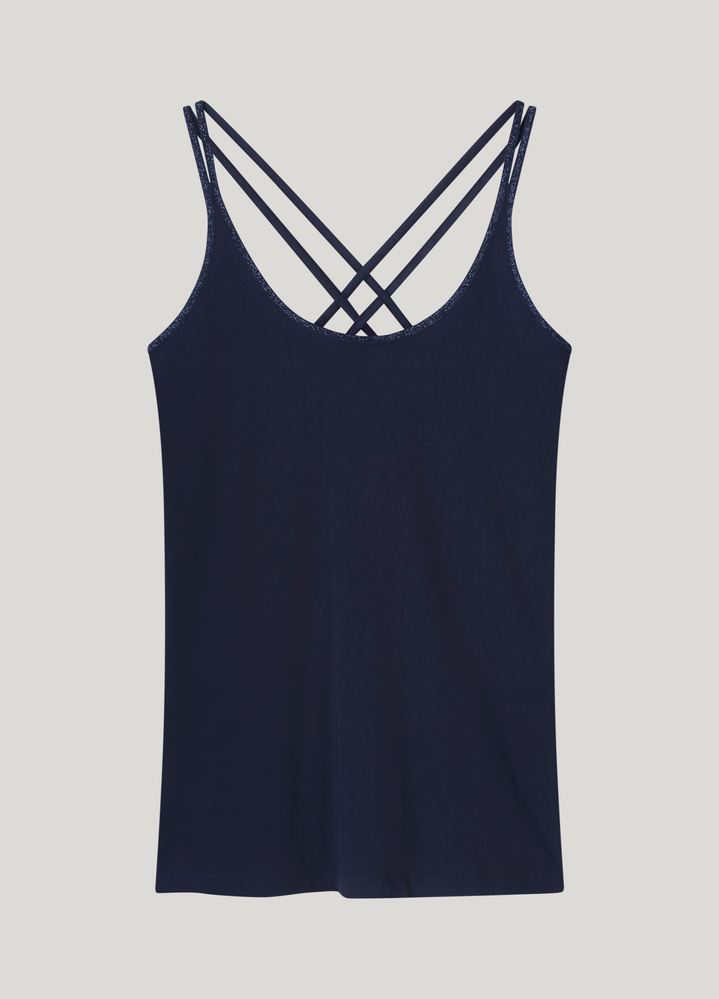 Basic singlet gevlochten bandjes