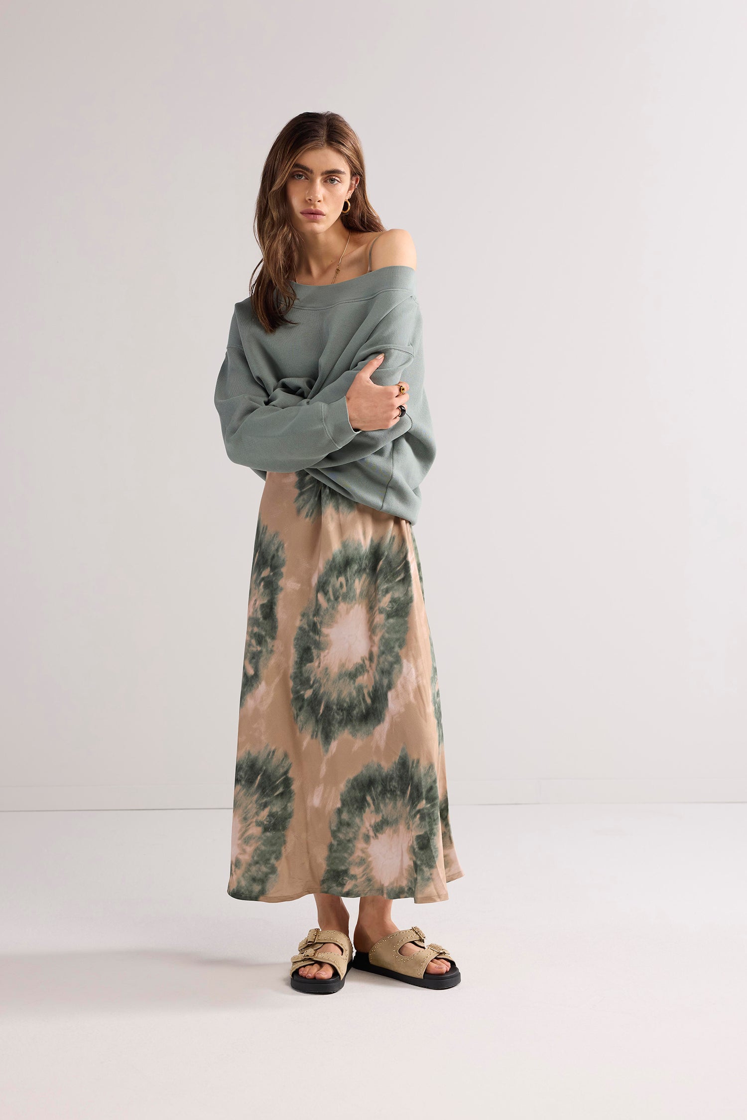 Off-Shoulder-Sweatshirt