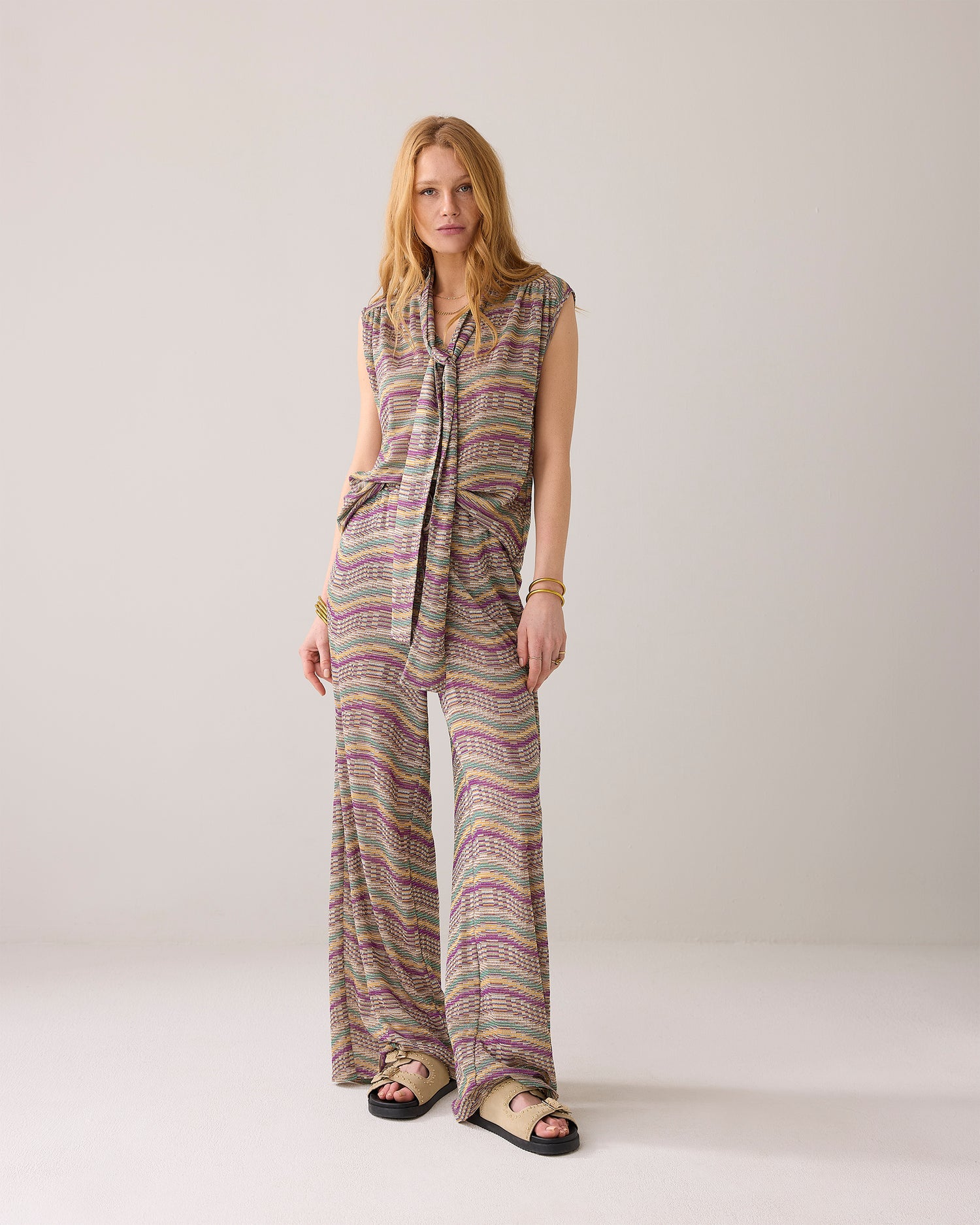 Top in Italian jaquard fabric