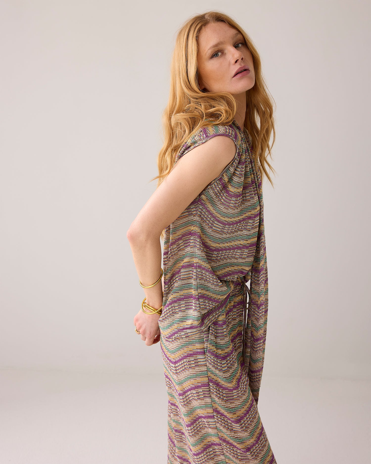 Top in Italian jaquard fabric