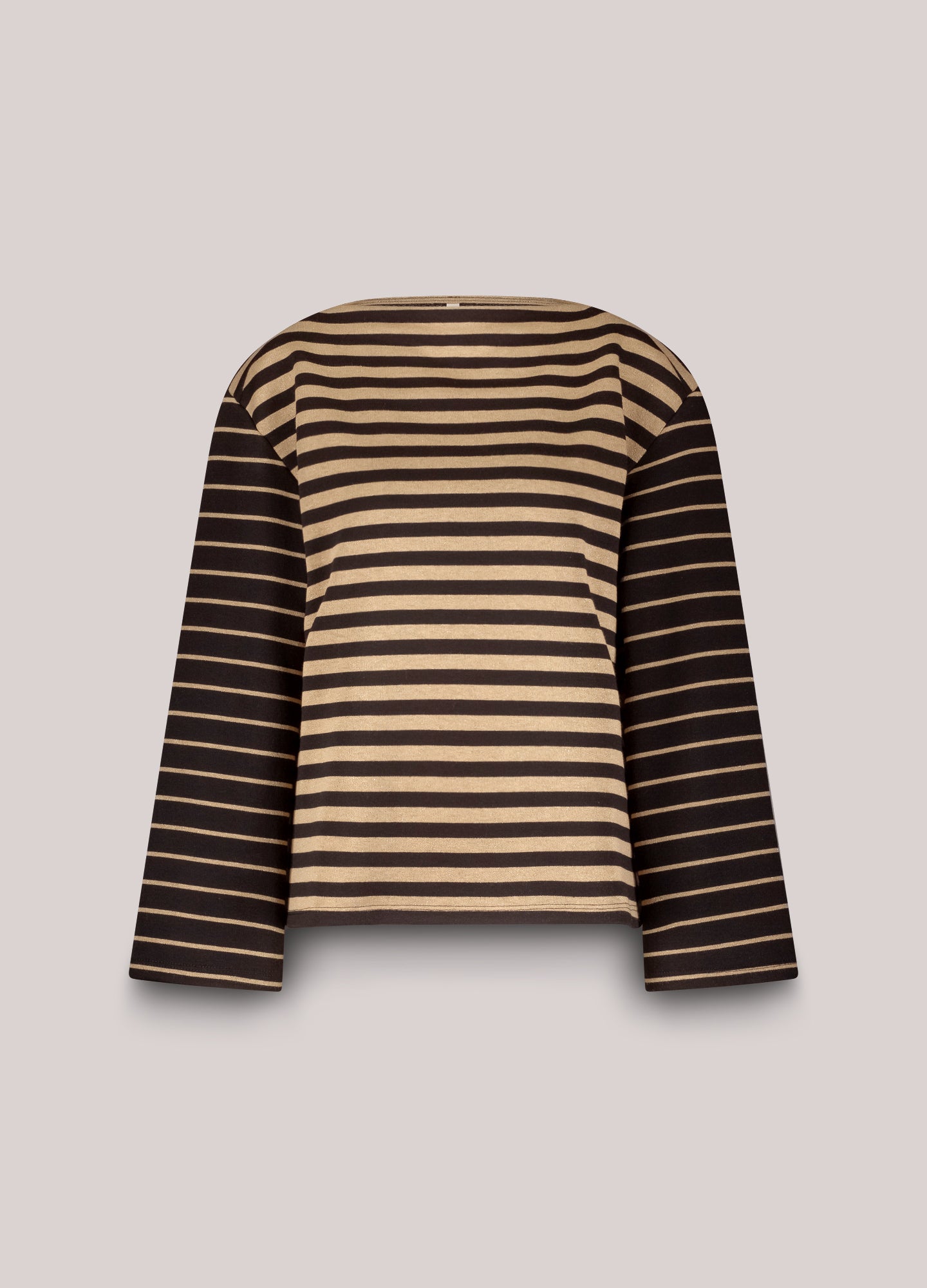 Gestreiftes Sweatshirt mit Lurex
