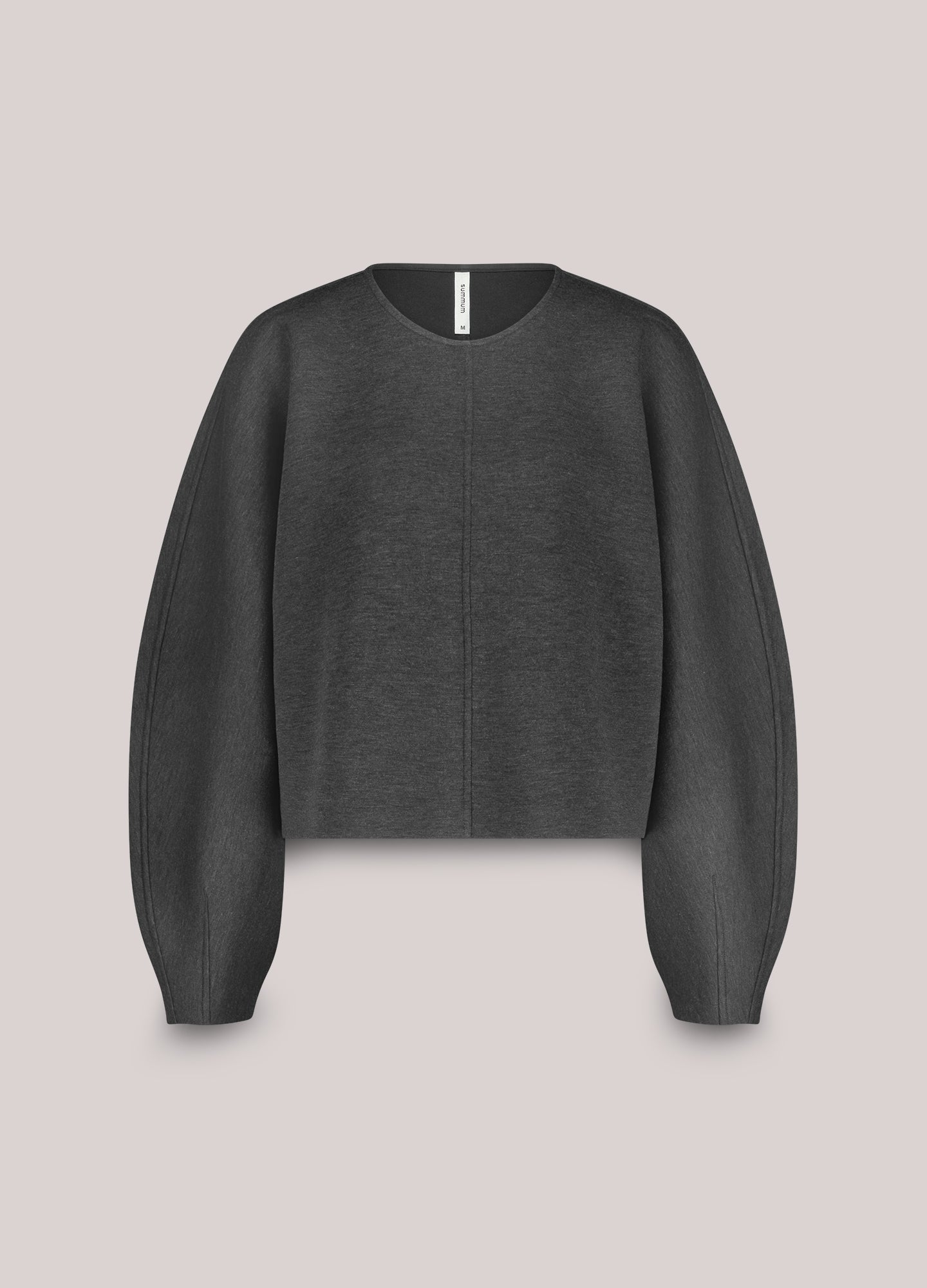 Scuba sweatshirt ballonmouw