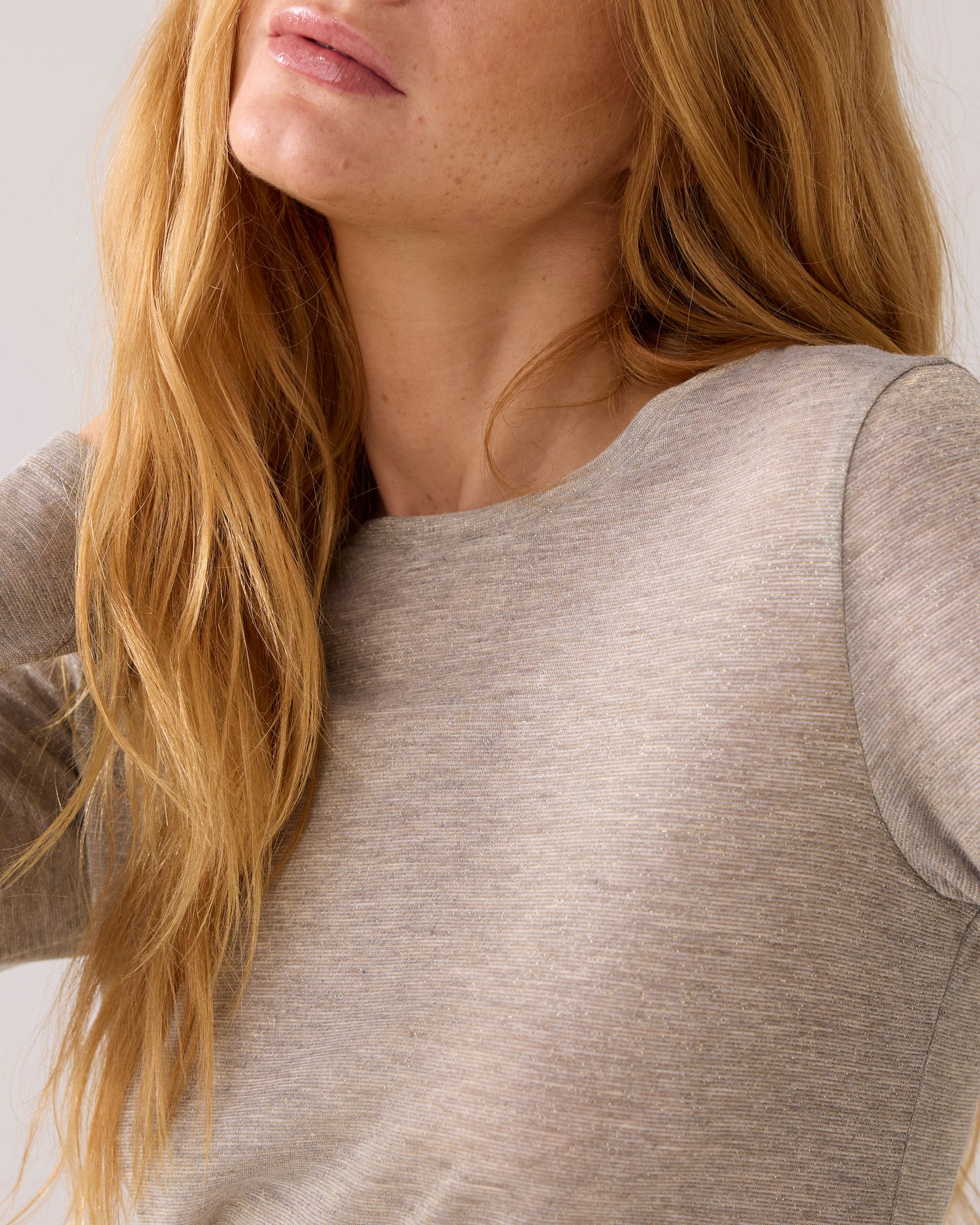 Fitted longsleeve Italiaanse fabric