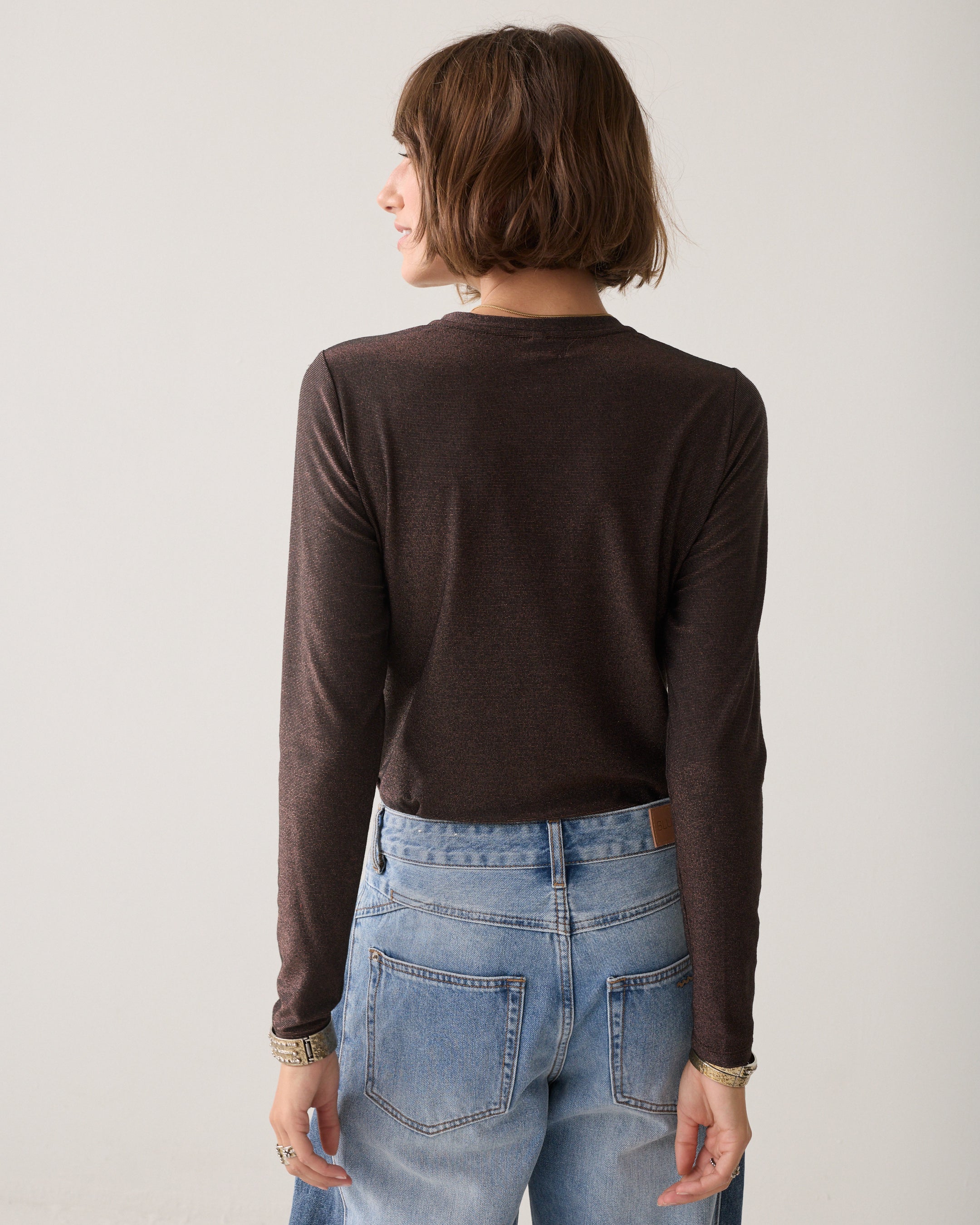 Fitted longsleeve Italiaanse fabric