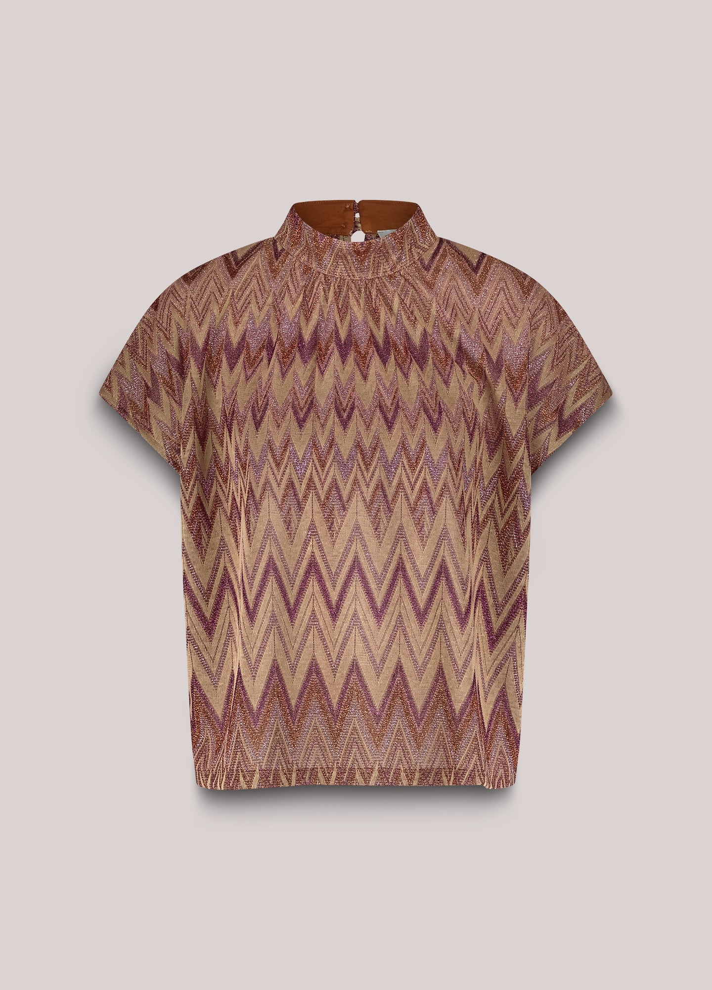Italian jacquard boxy top