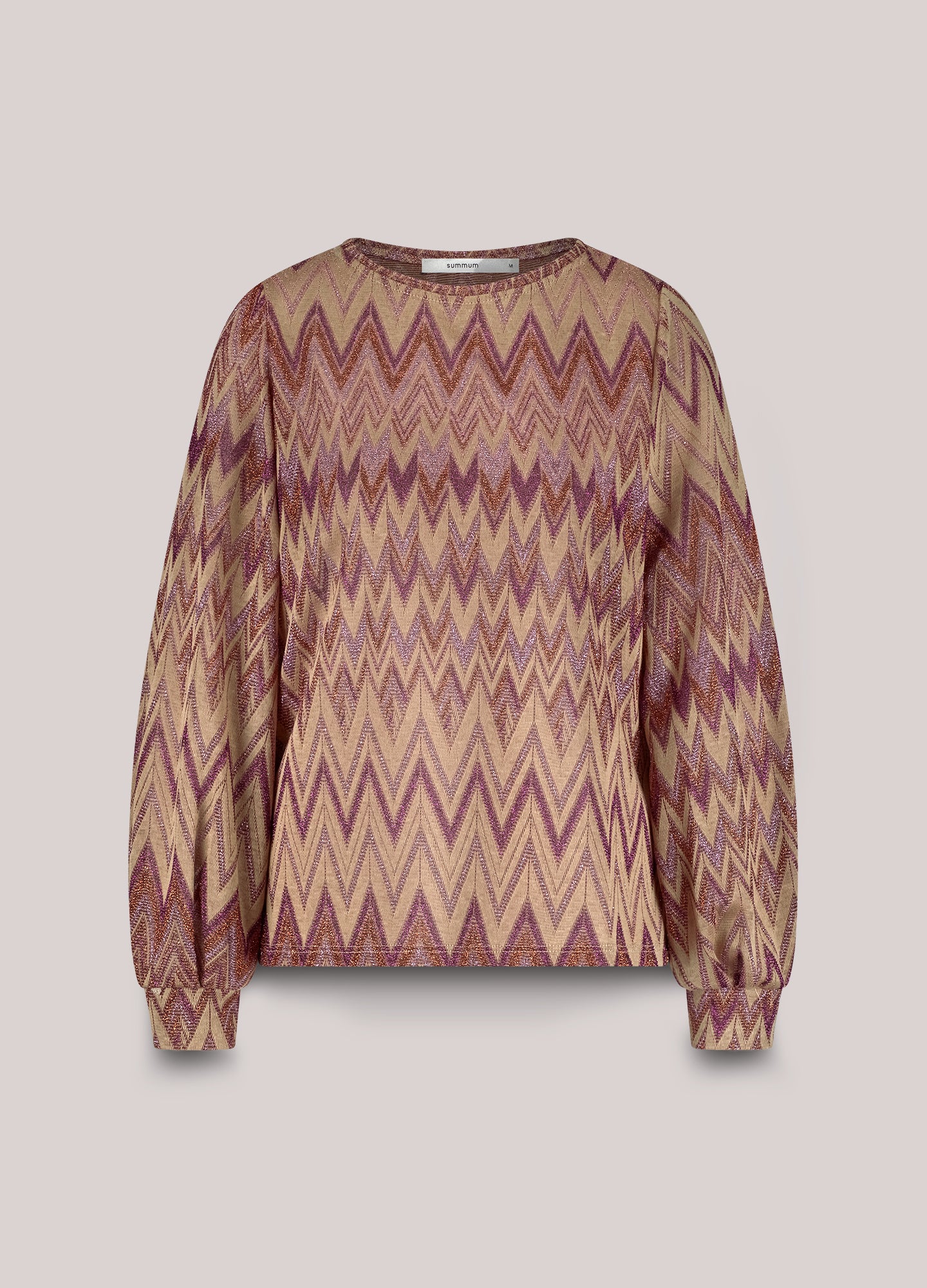 Italian jacquard regular-fit top