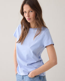 T-shirt met strass logo