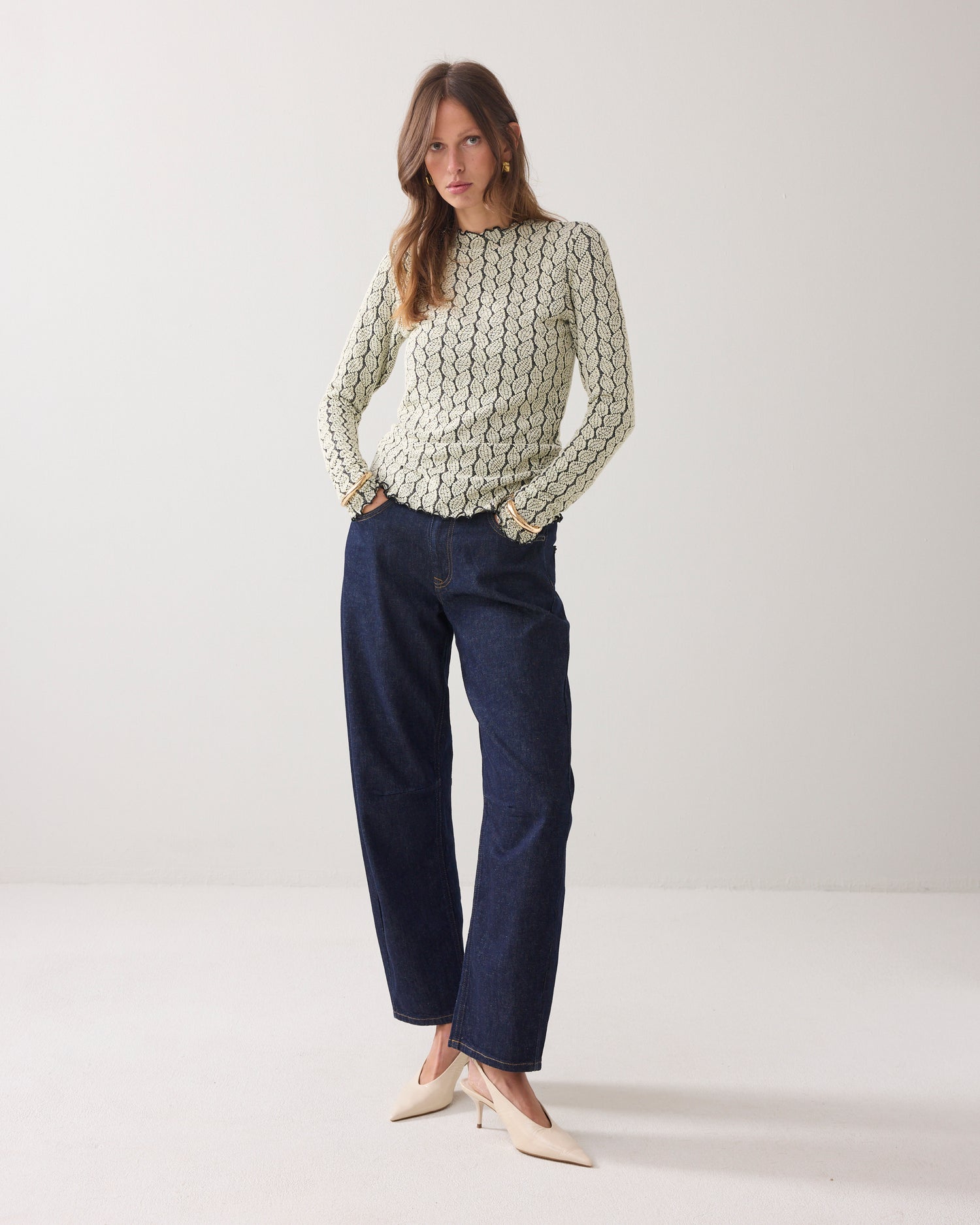 Top van two tone mesh