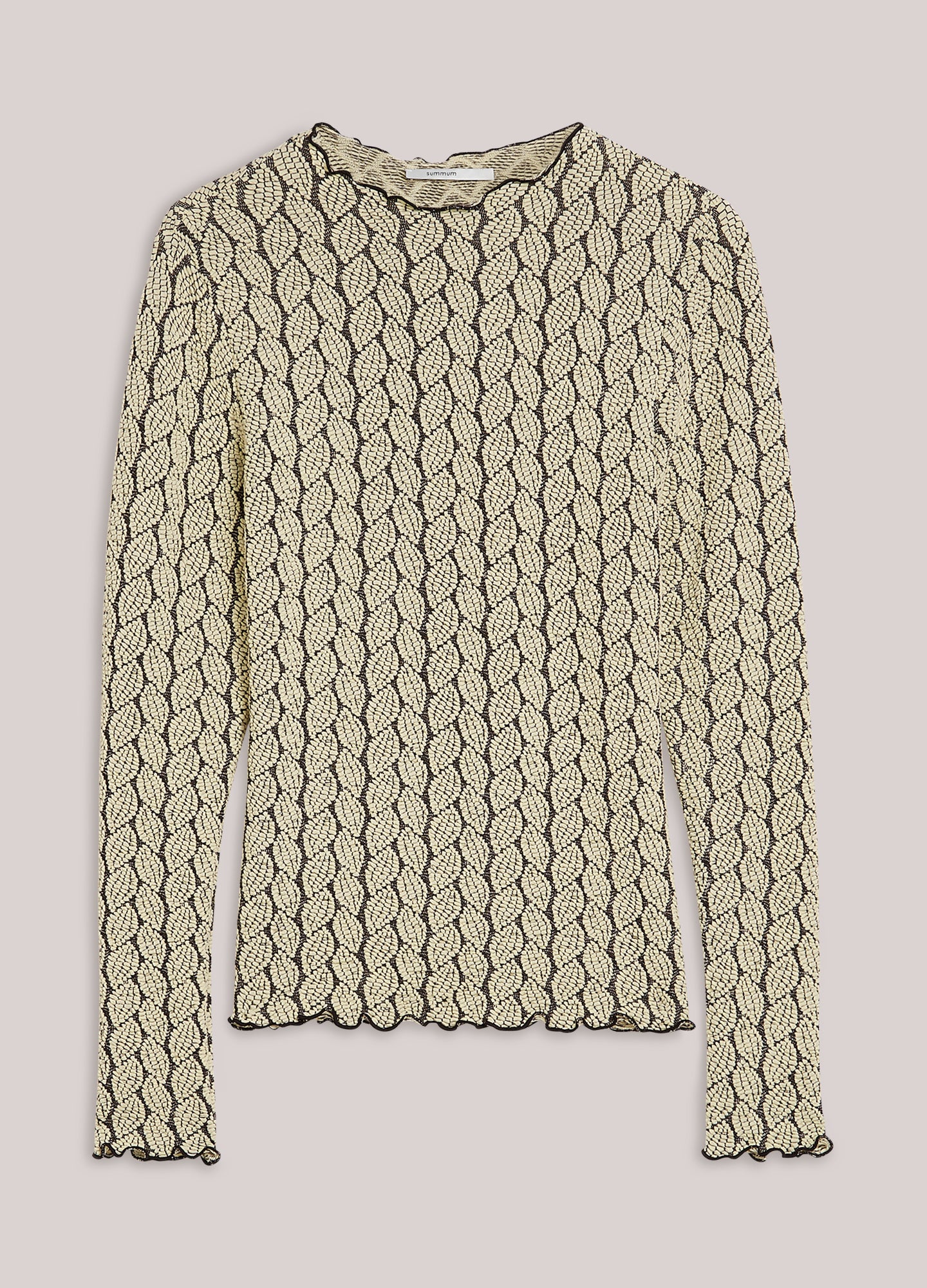 Top van two tone mesh