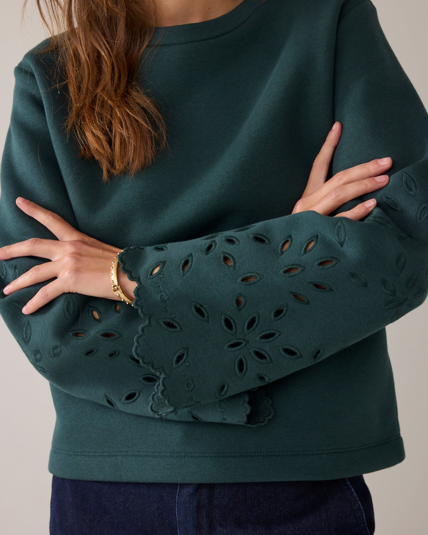 Sweater met flared mouwen