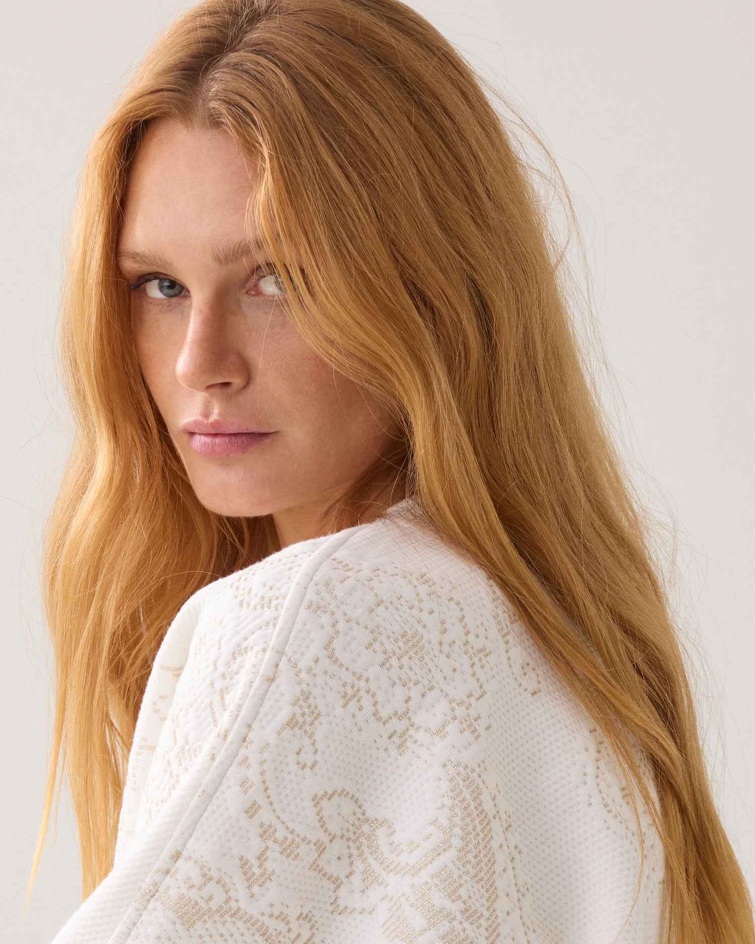 Trui foam jacquard