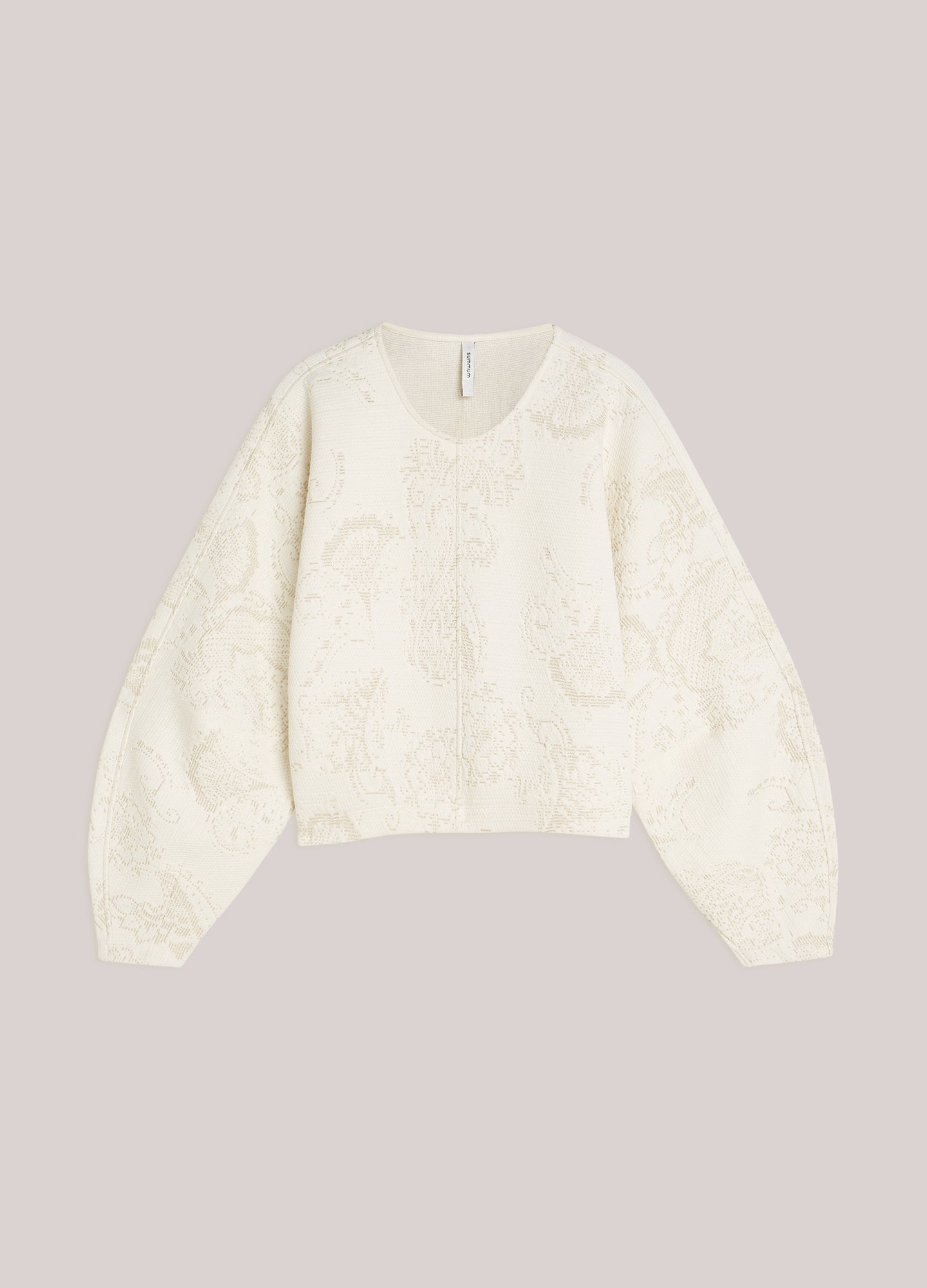 Trui foam jacquard