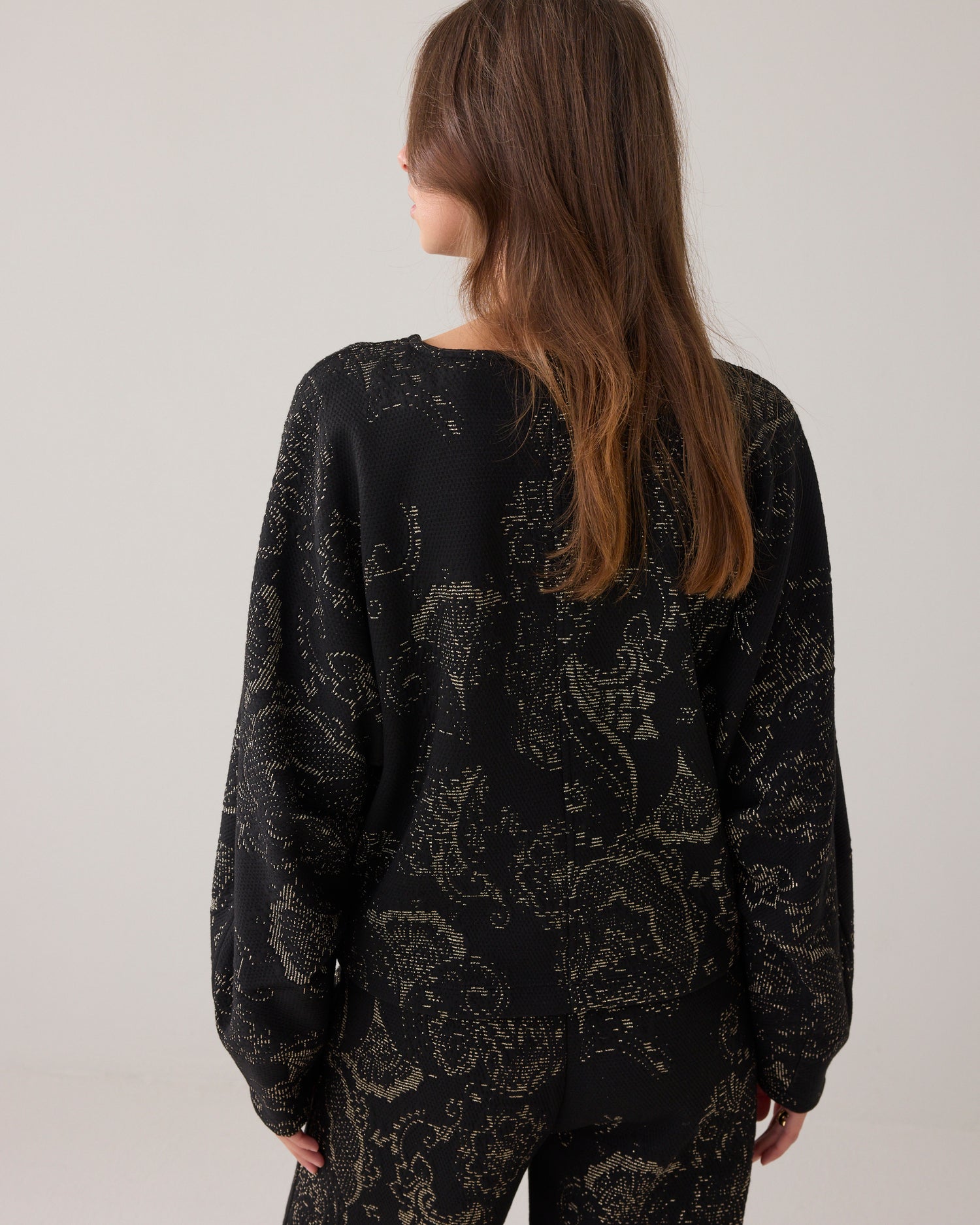 Trui foam jacquard