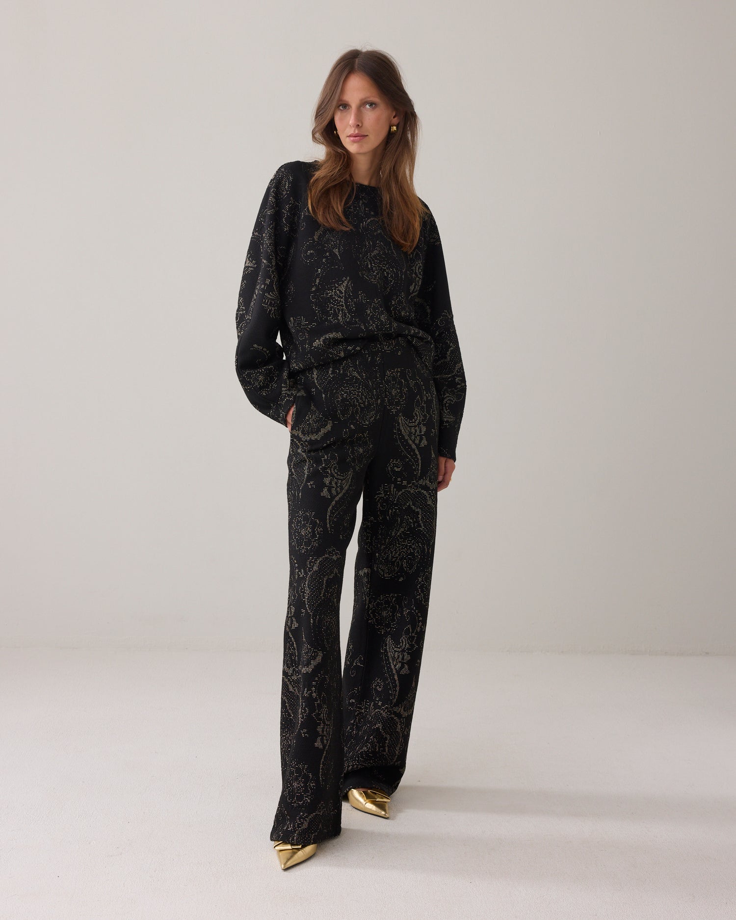 Trui foam jacquard