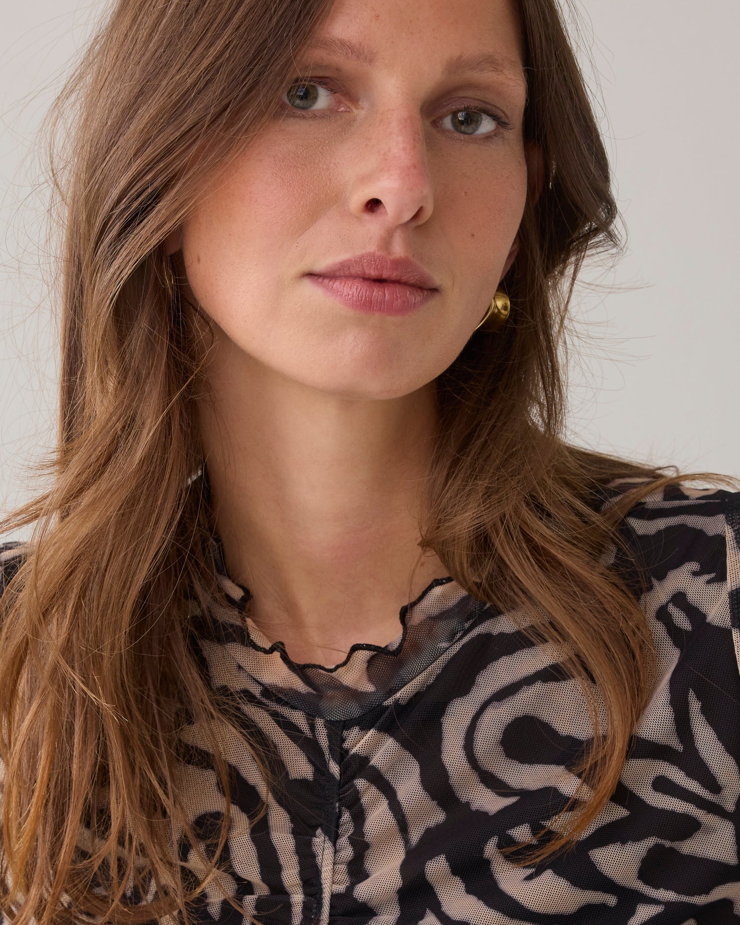 Feminin mesh top