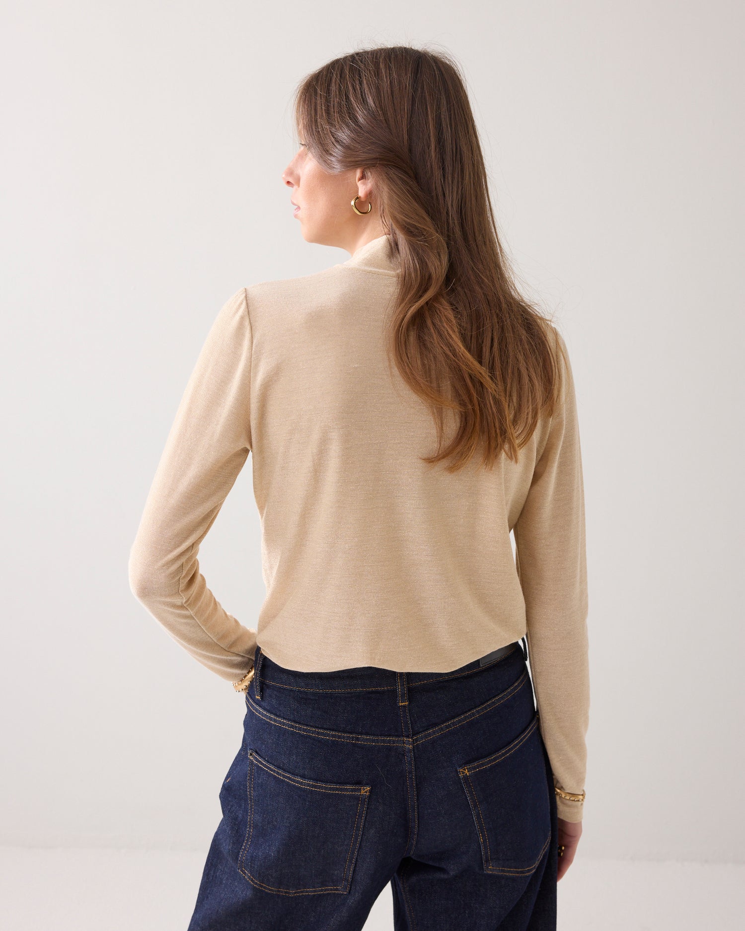 Fitted longsleeve Italiaanse fabric