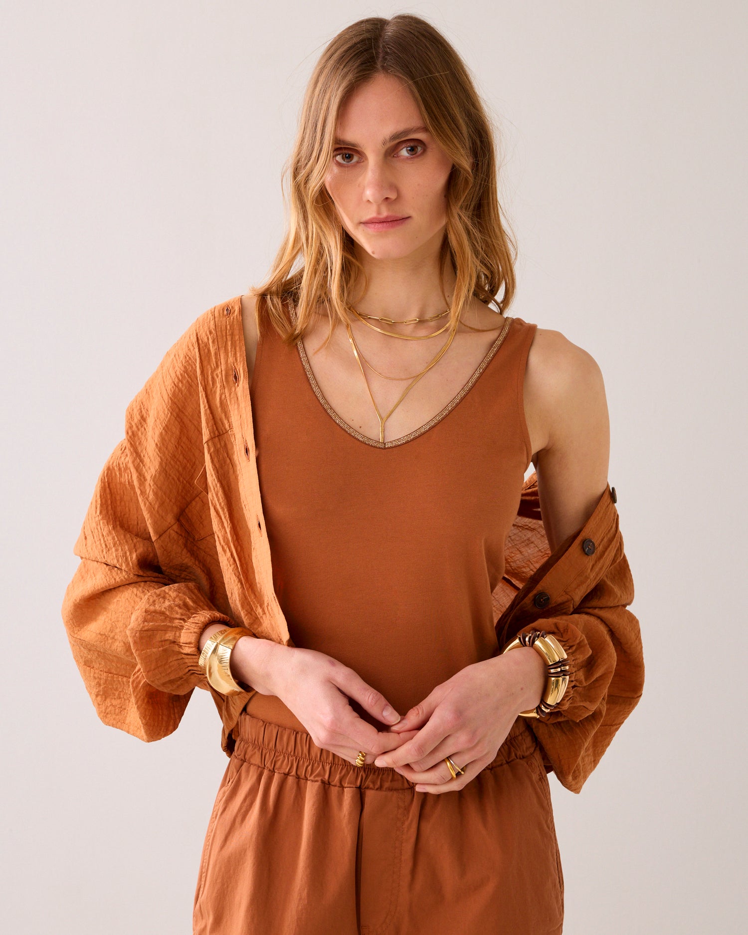 Reversible singlet met glitterrand