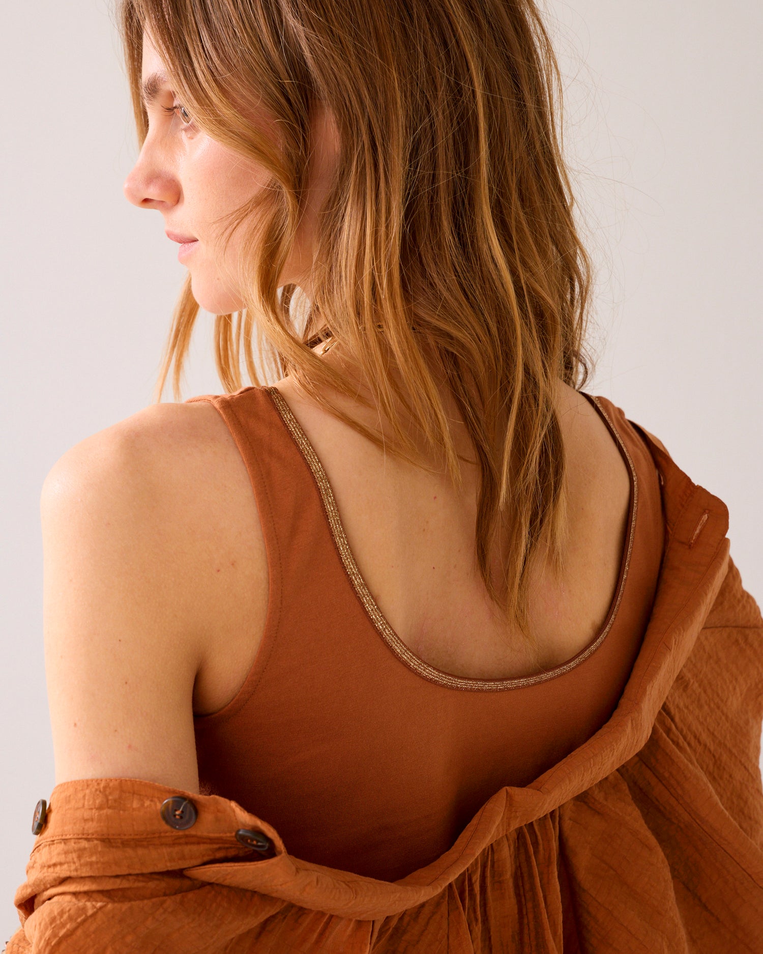 Reversible Singlet mit Glitzerbesatz