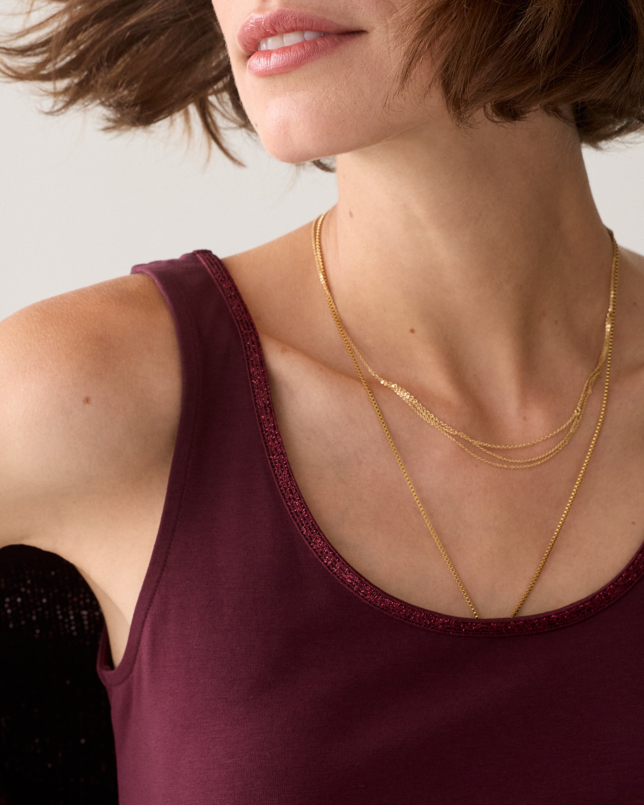 Reversible singlet met glitterrand