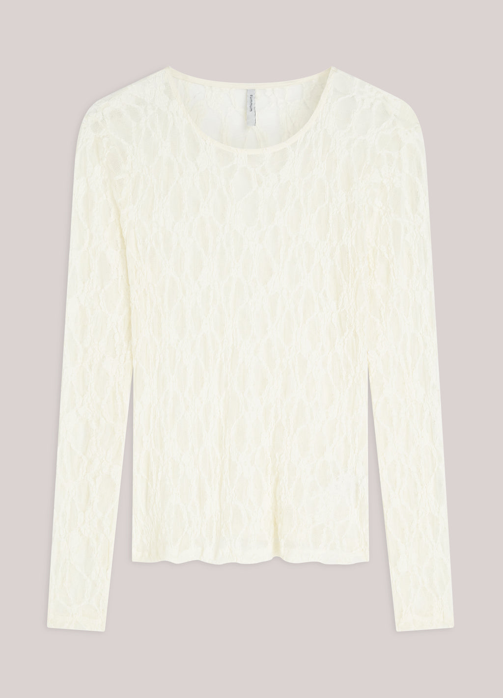 Top in stretch lace